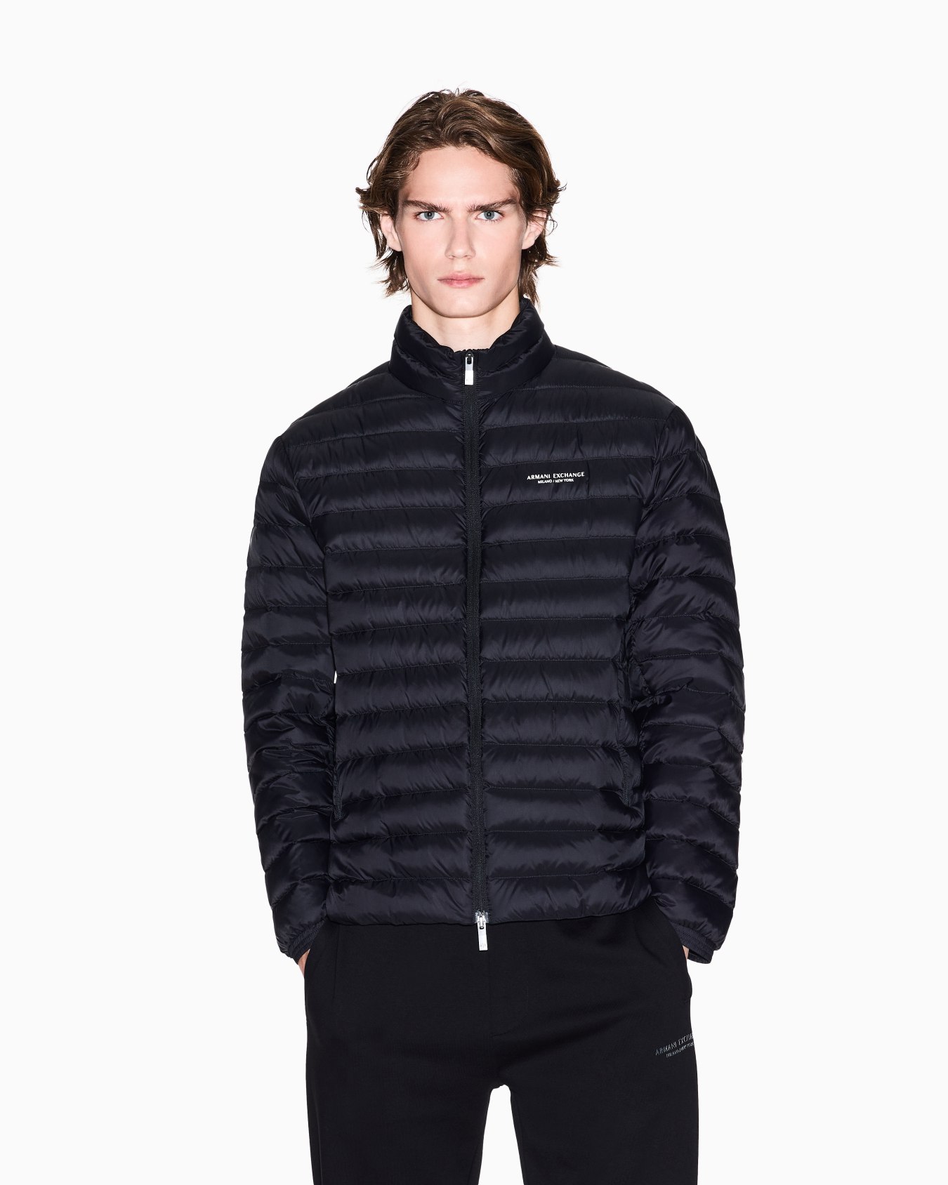 Quilted full-zip down jacket Slide 4