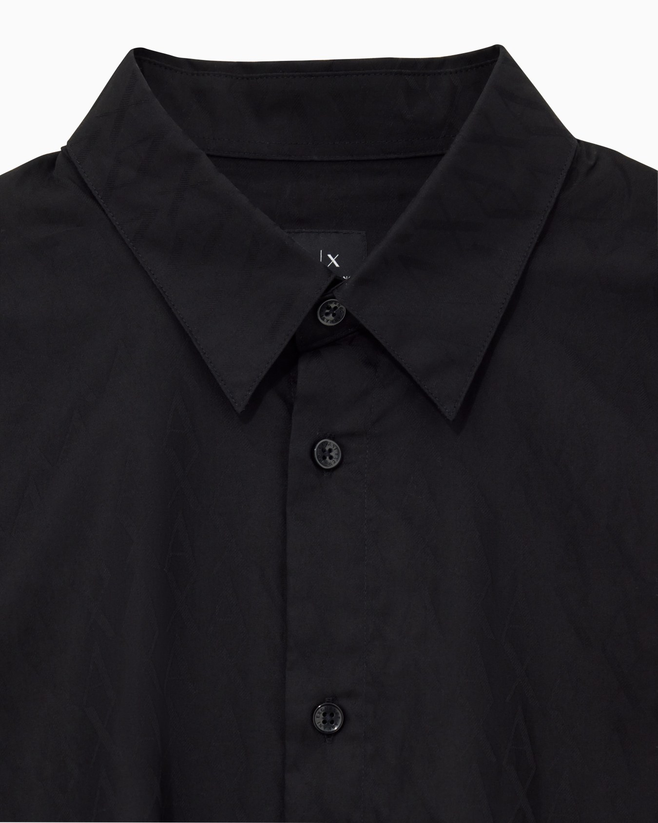 Camisa de algodón jacquard de manga corta Diapositiva 4