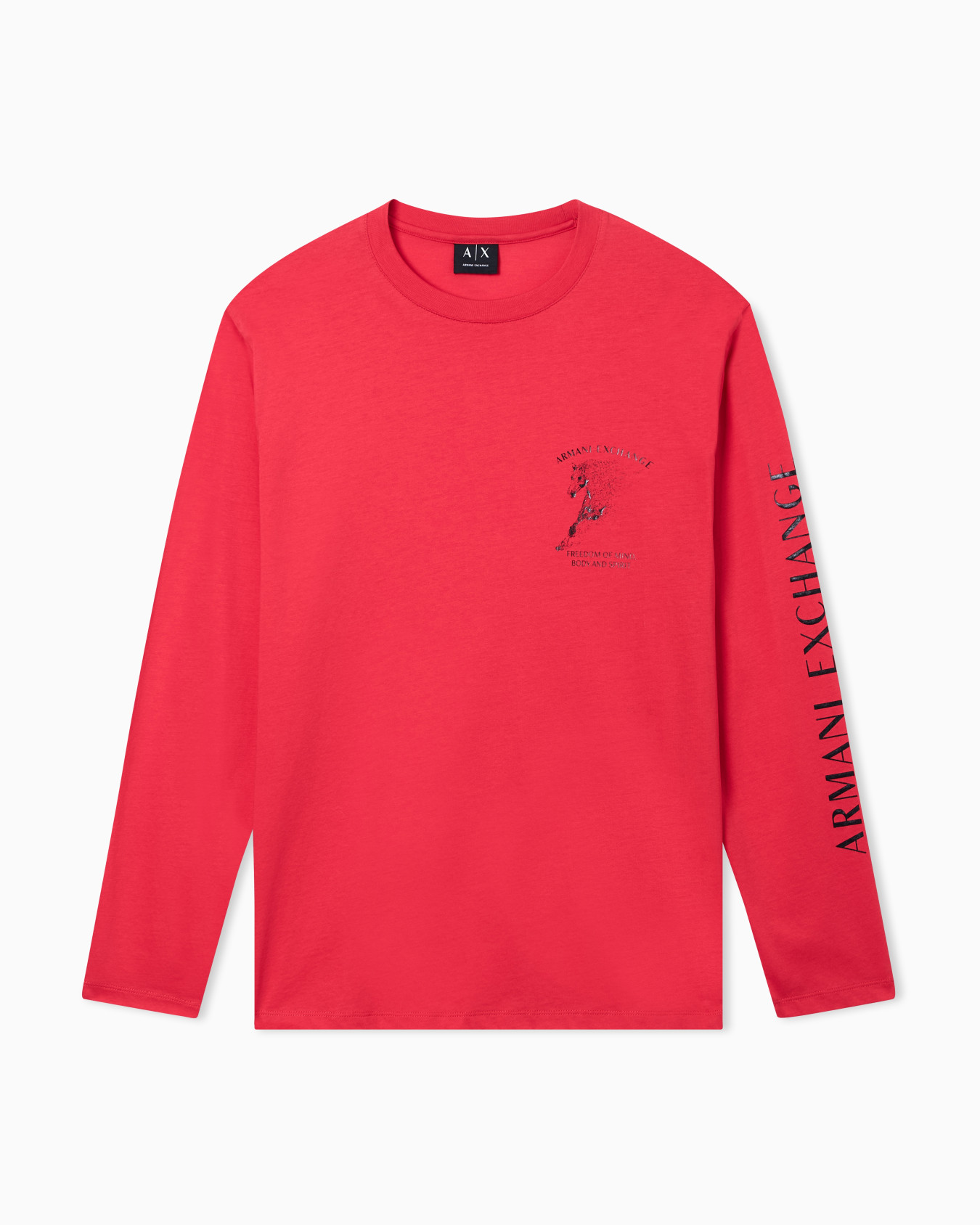 Long-sleeved T-shirt in mercerized cotton Slide 0