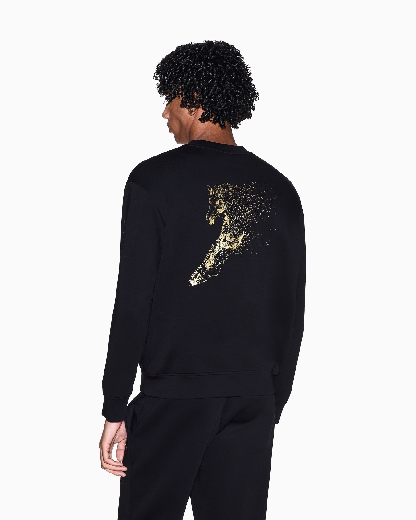 Long-sleeved T-shirt in mercerized cotton Slide 2