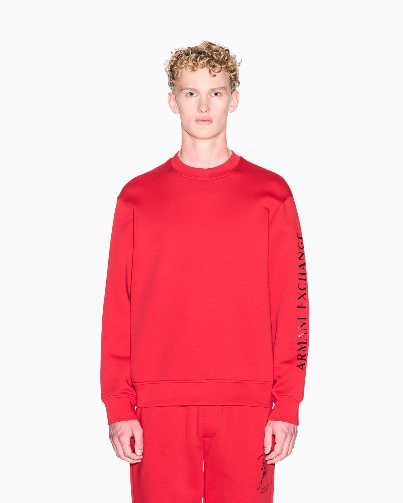 Stretch bonded cotton sweatshirt Slide 3