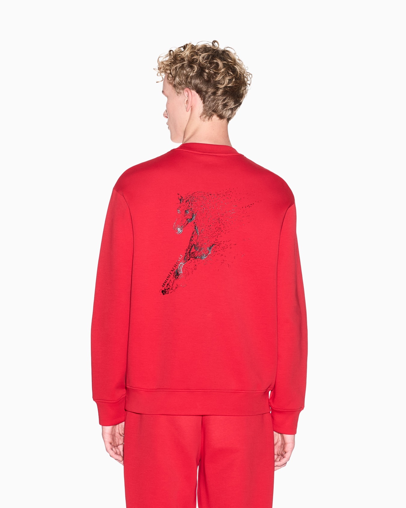 Stretch bonded cotton sweatshirt Slide 2