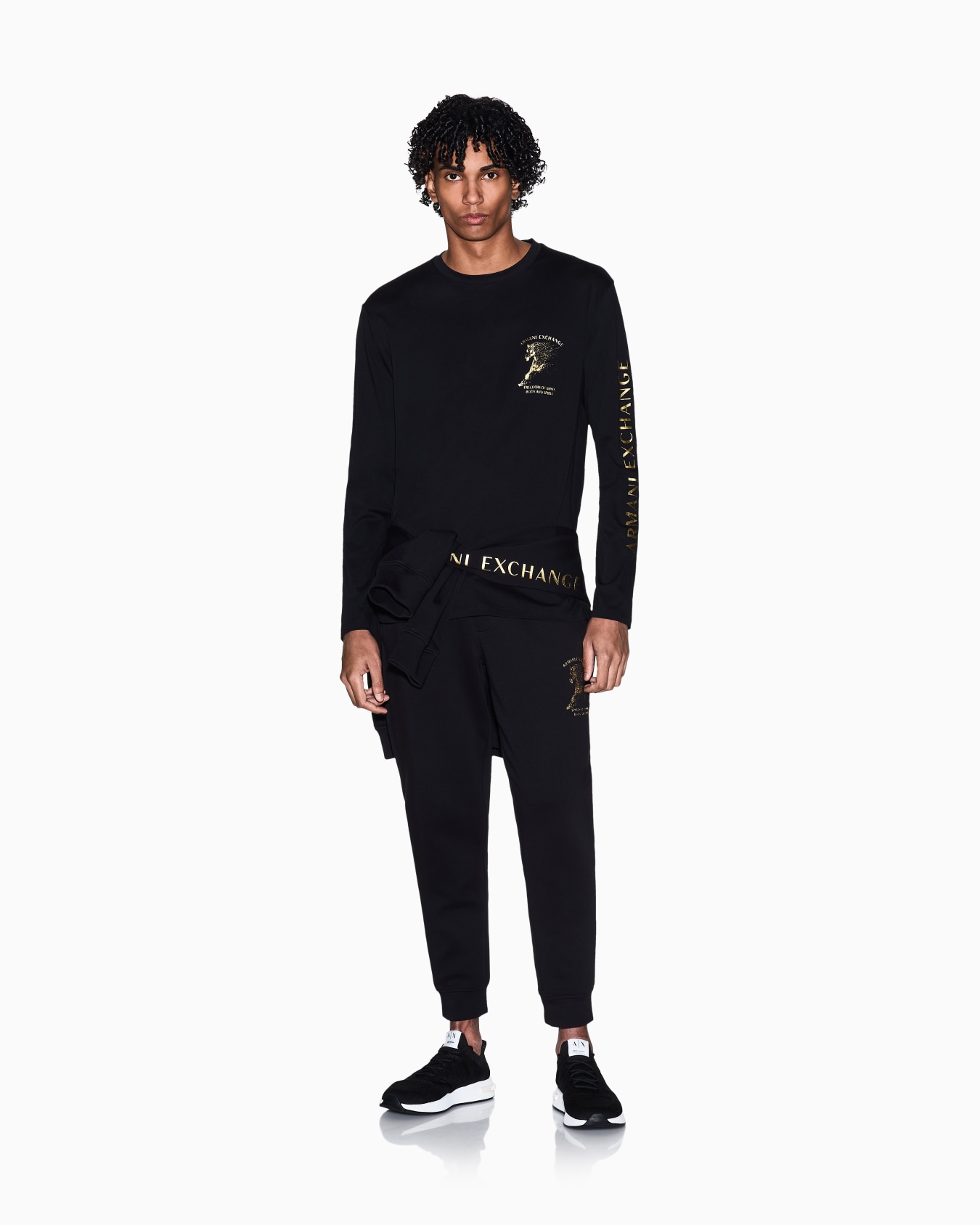 Stretch bonded cotton sweatshirt Diapositiva 1