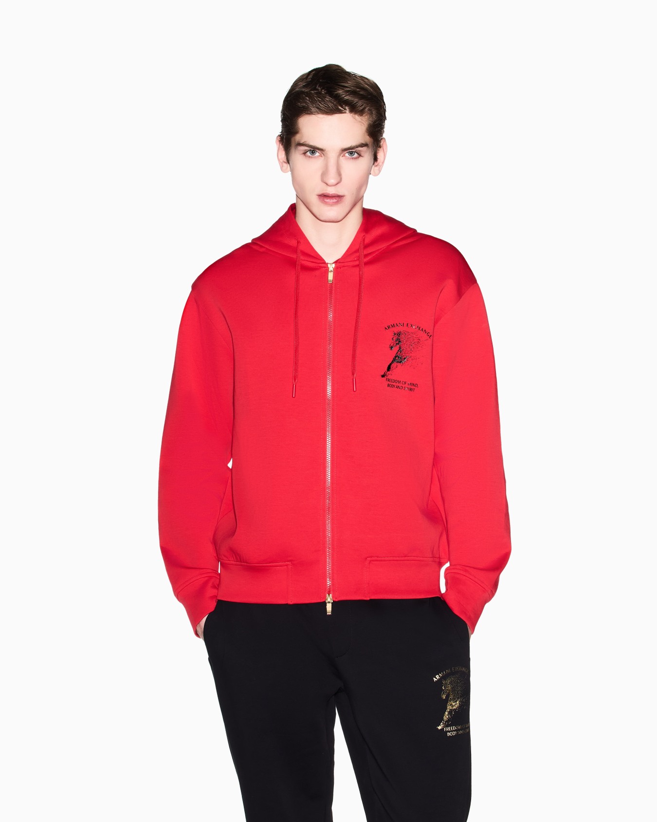 Stretch bonded cotton sweatshirt Slide 4