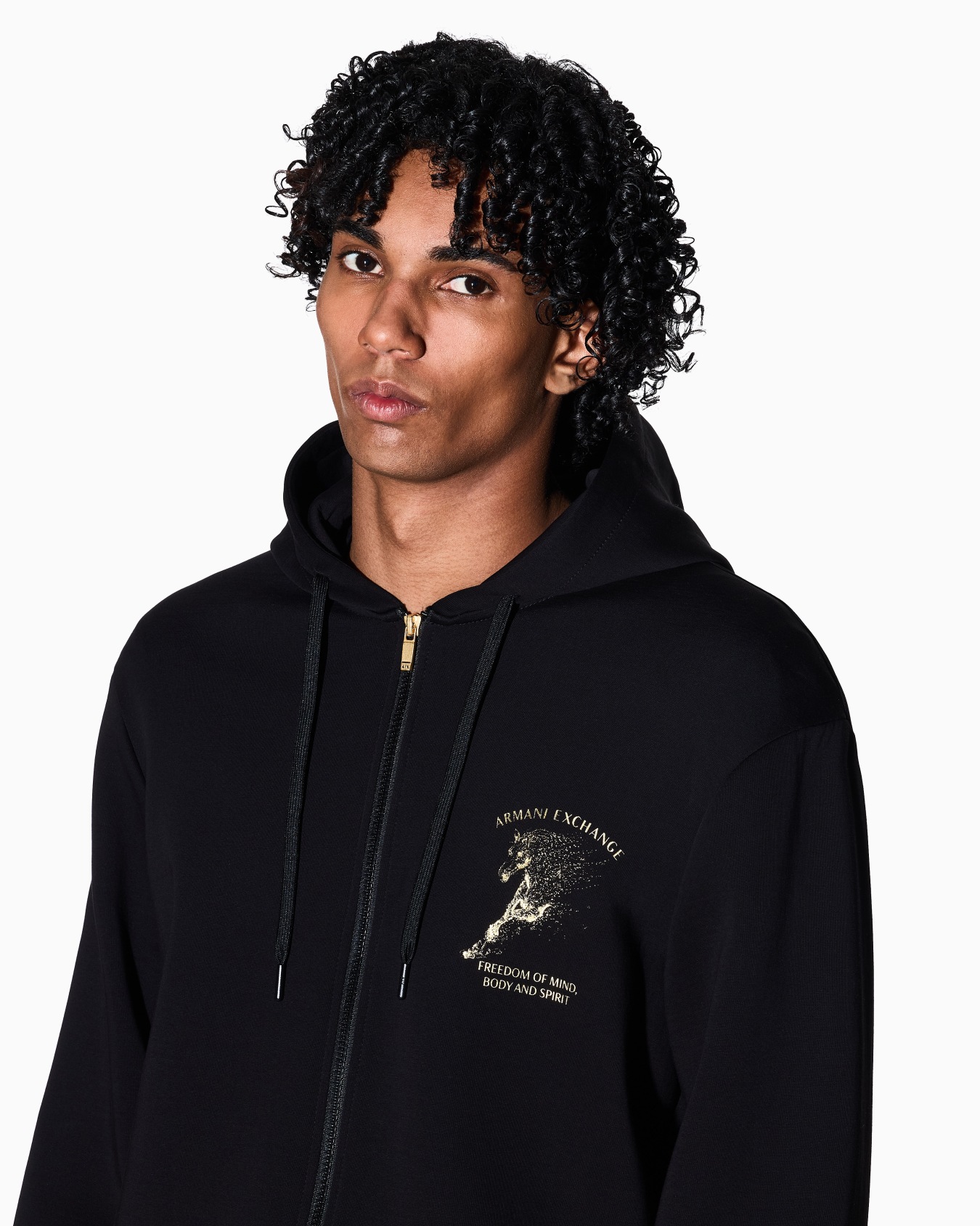 Stretch bonded cotton sweatshirt Slide 4