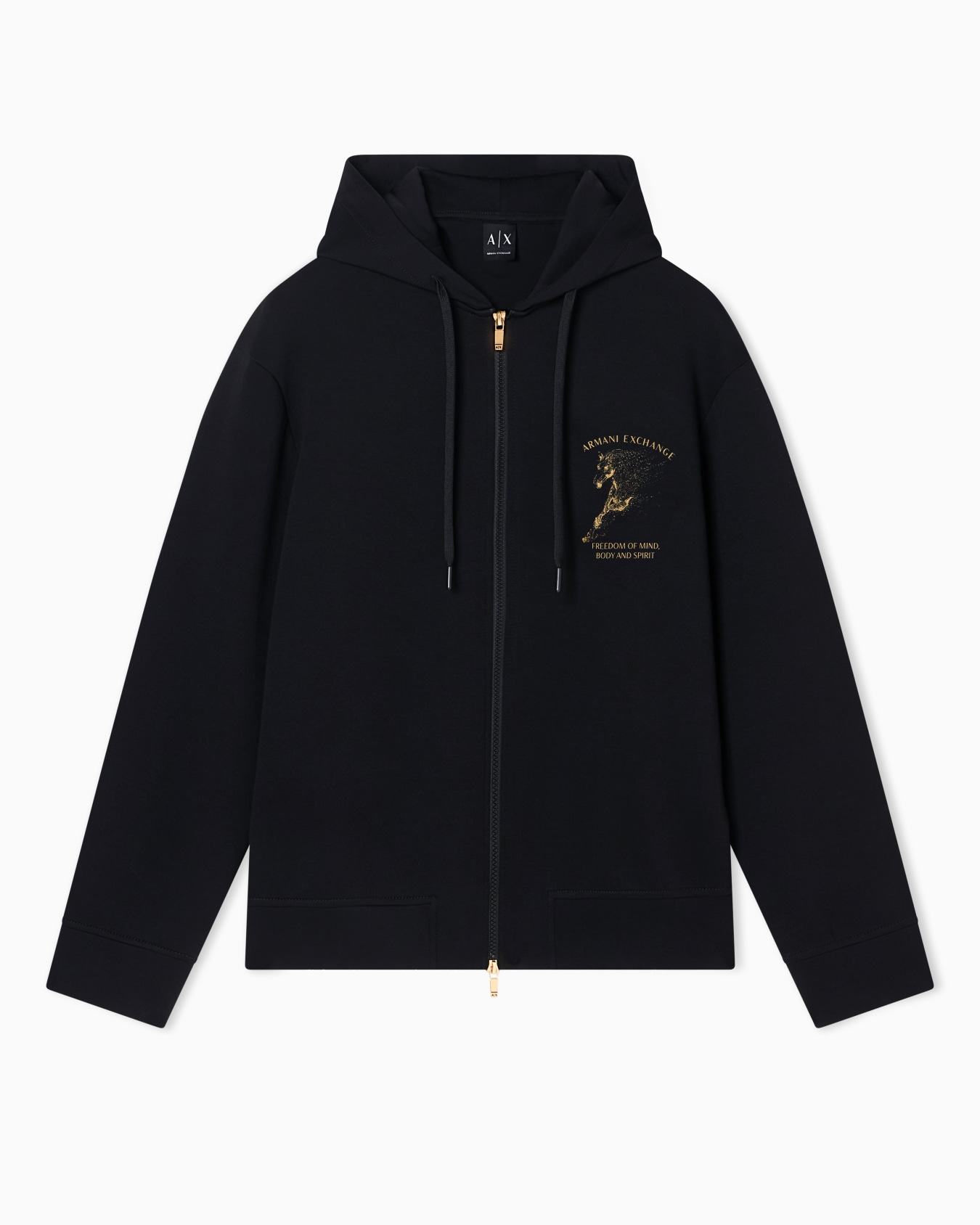 Stretch bonded cotton sweatshirt Slide 0