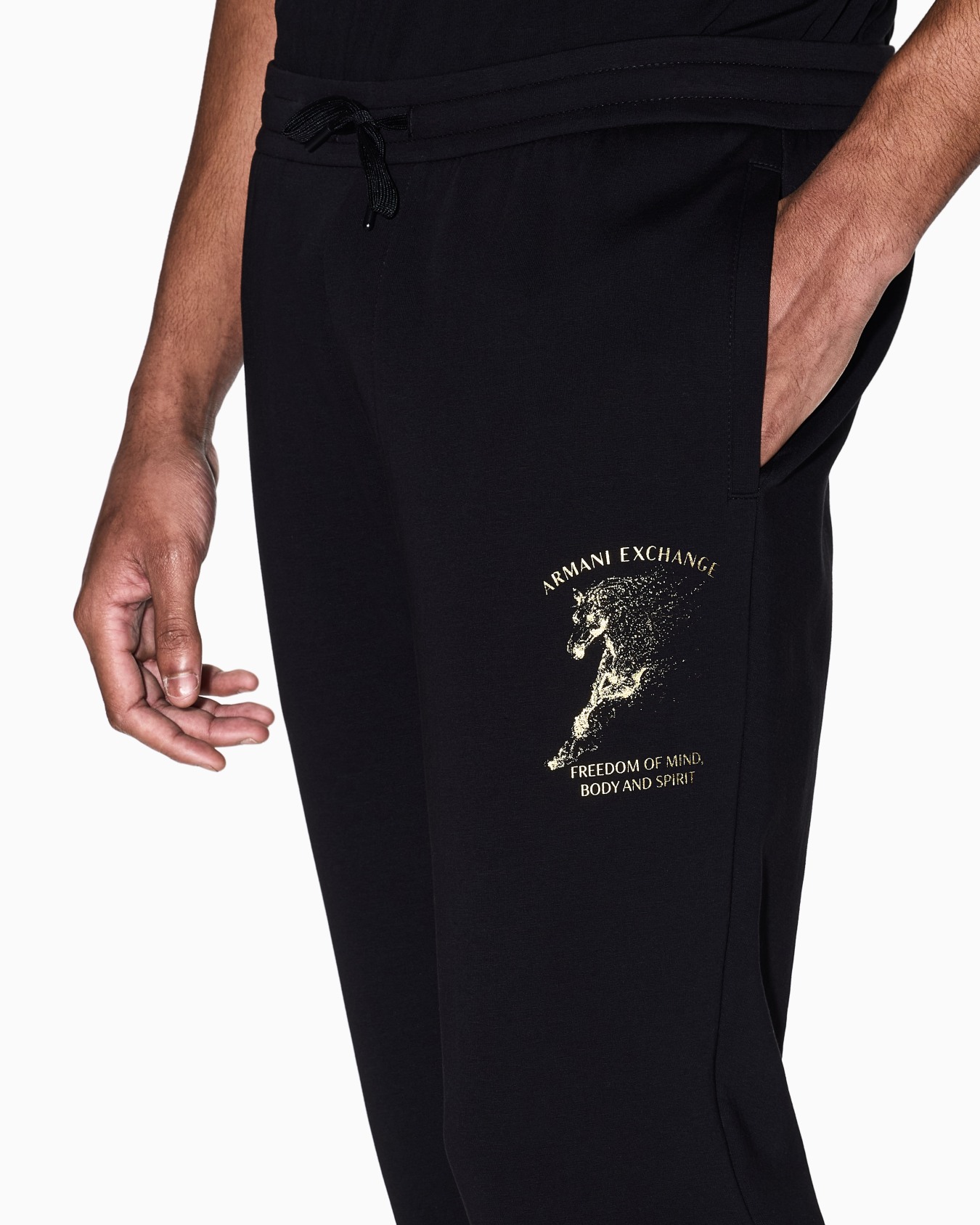 Jogger trousers in bonded fabric Folie 4