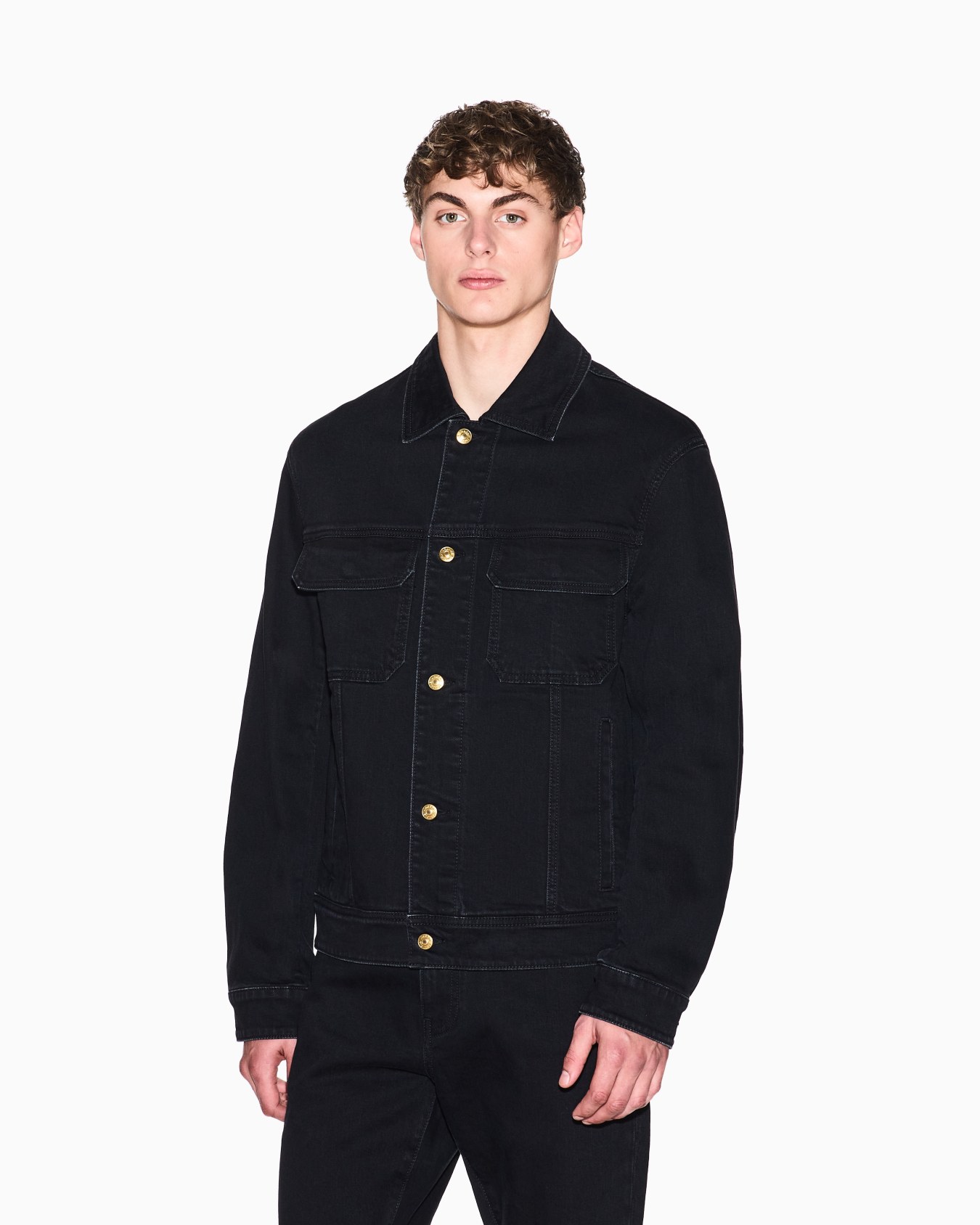 Cotton denim jacket Slide 3