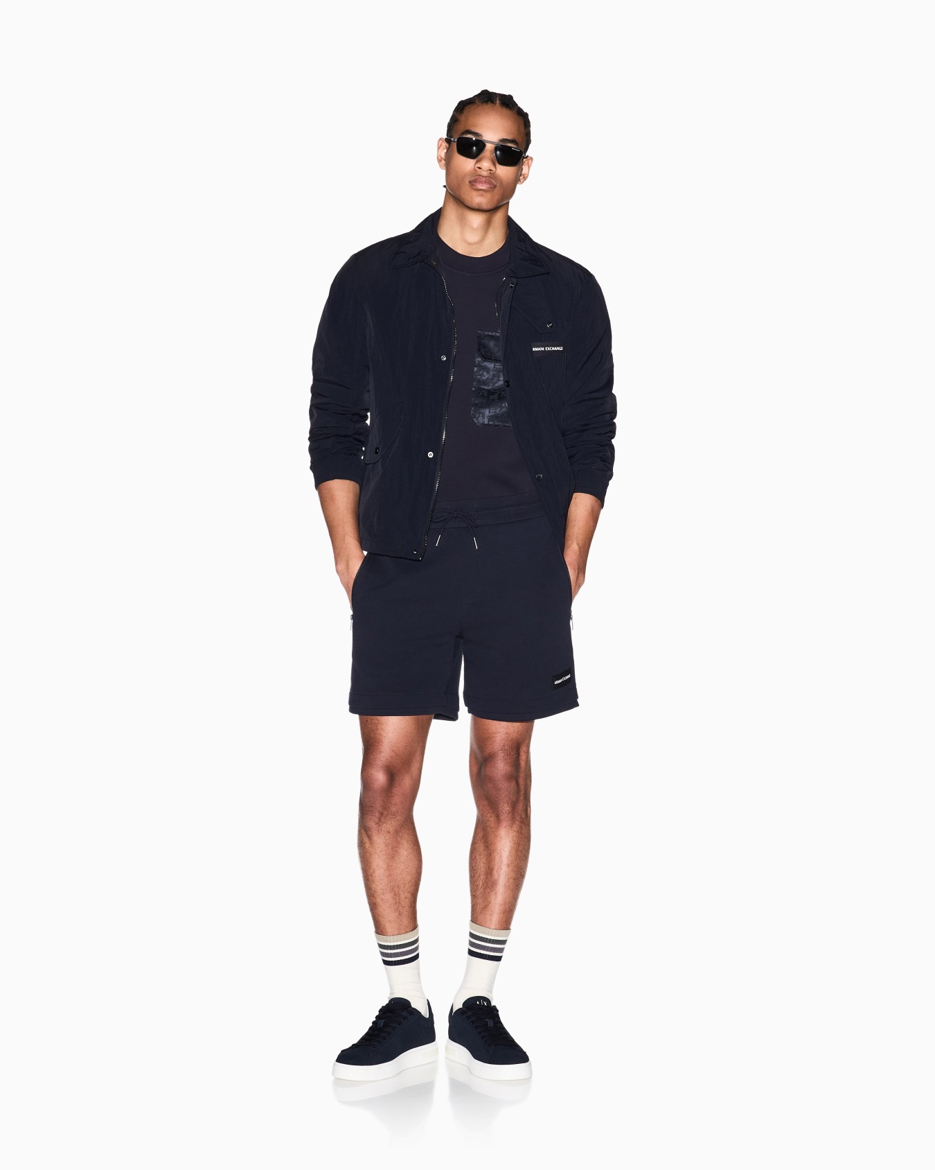 Stretch bonded cotton sweatshirt Slide 1