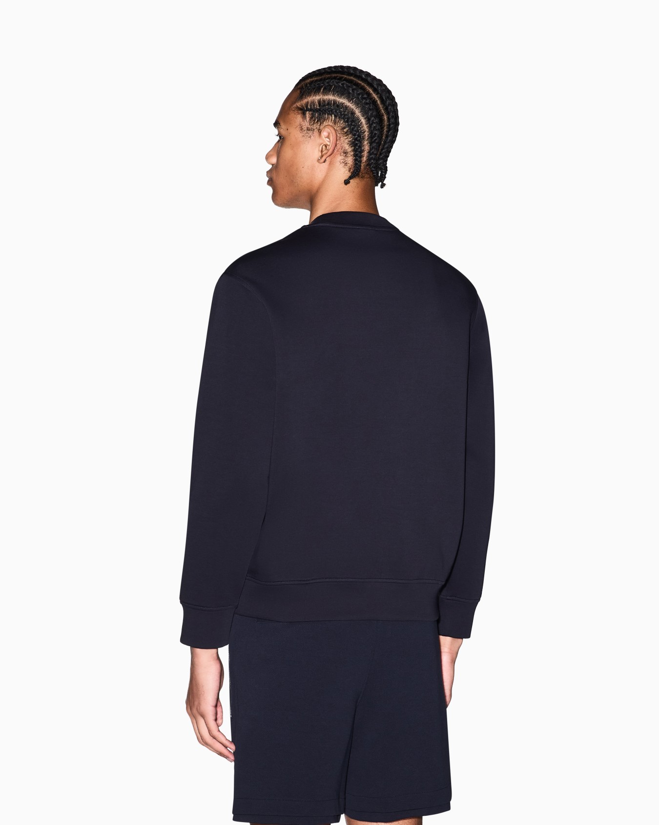 Stretch bonded cotton sweatshirt Slide 2