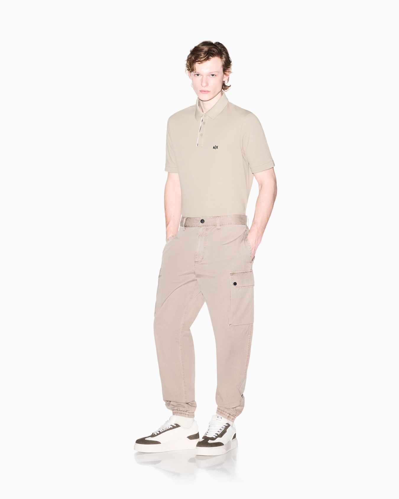 Basic Cotton Piqué Polo Shirt Slide 1