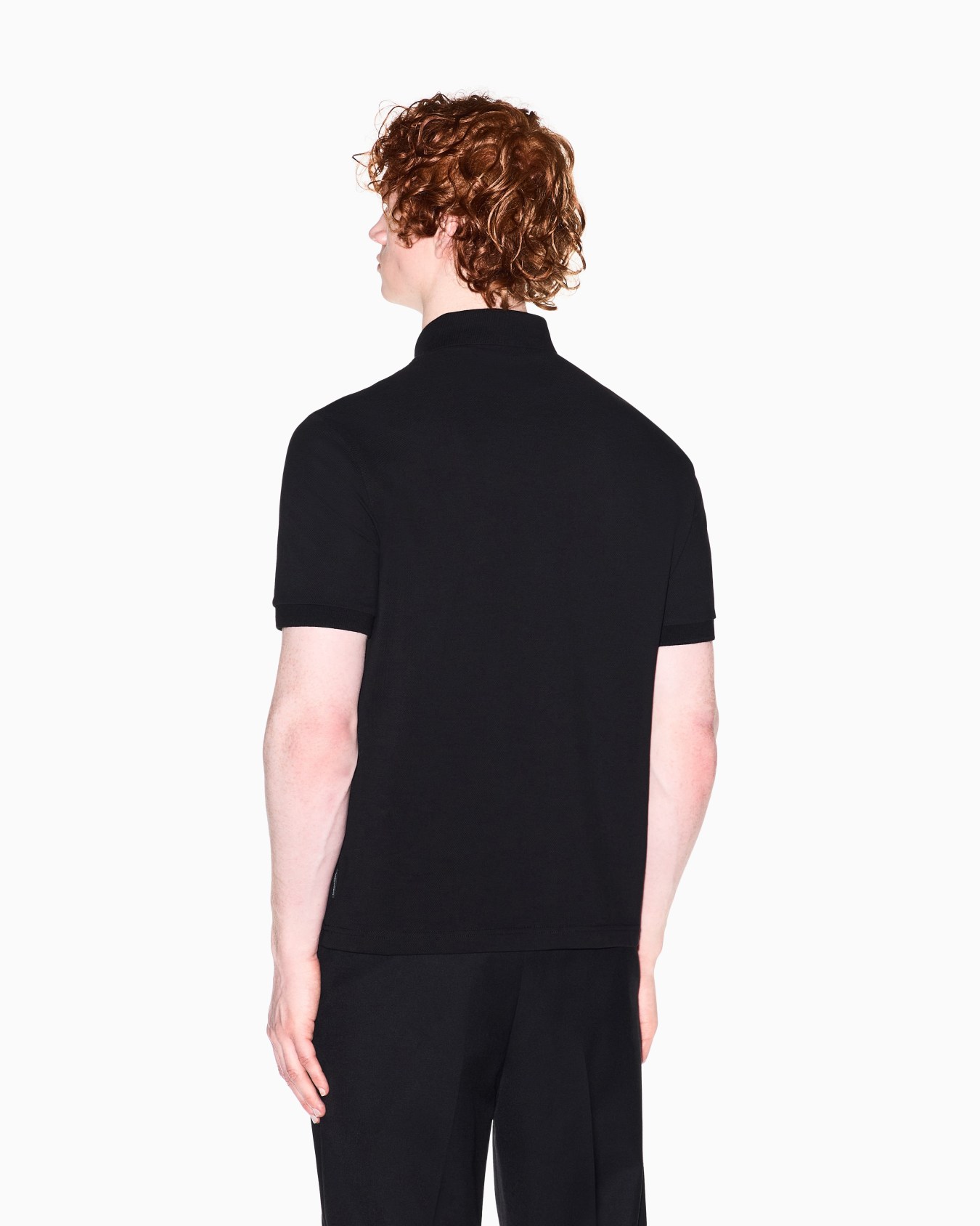 Basic Cotton Piqué Polo Shirt Slide 3