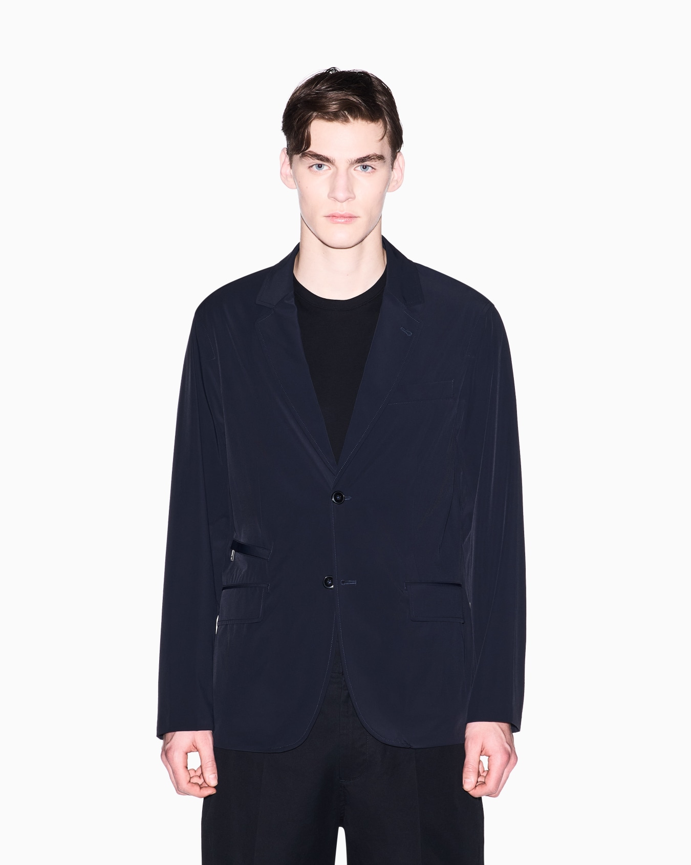 ジップポケットディテール シングルブレストジャケット スライドする 3