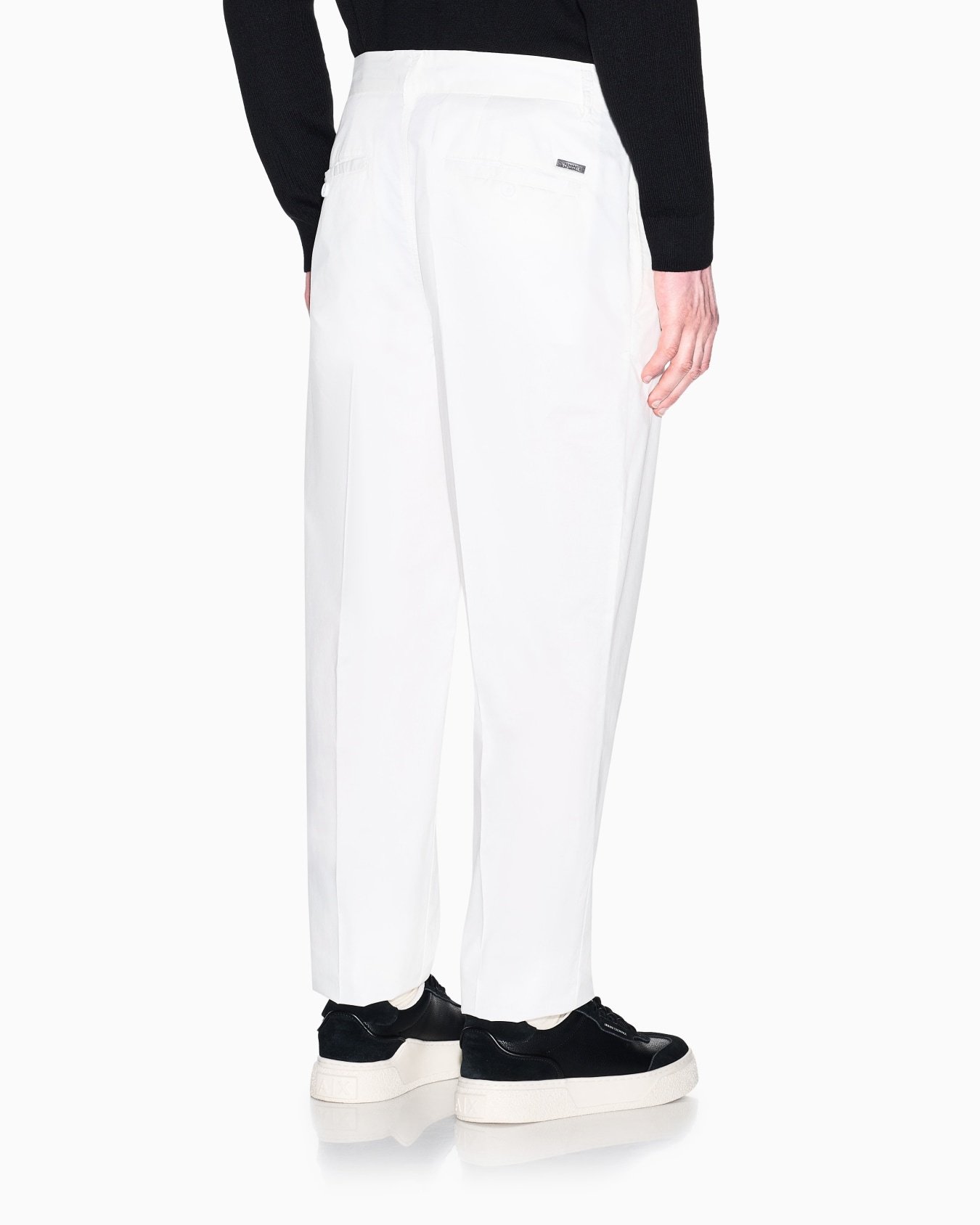 コットンツイル パンツ スライドする 3