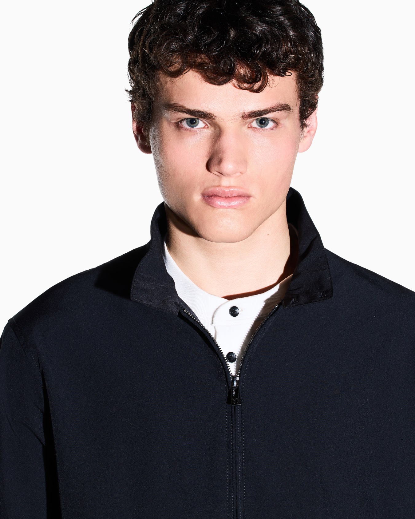 Blouson fullzip in tessuto stretch Slide 4