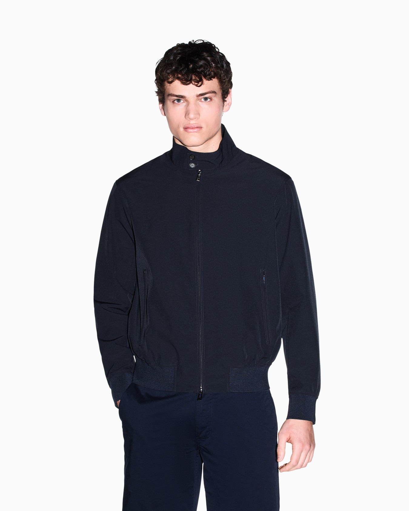 Blouson fullzip in tessuto stretch Slide 2