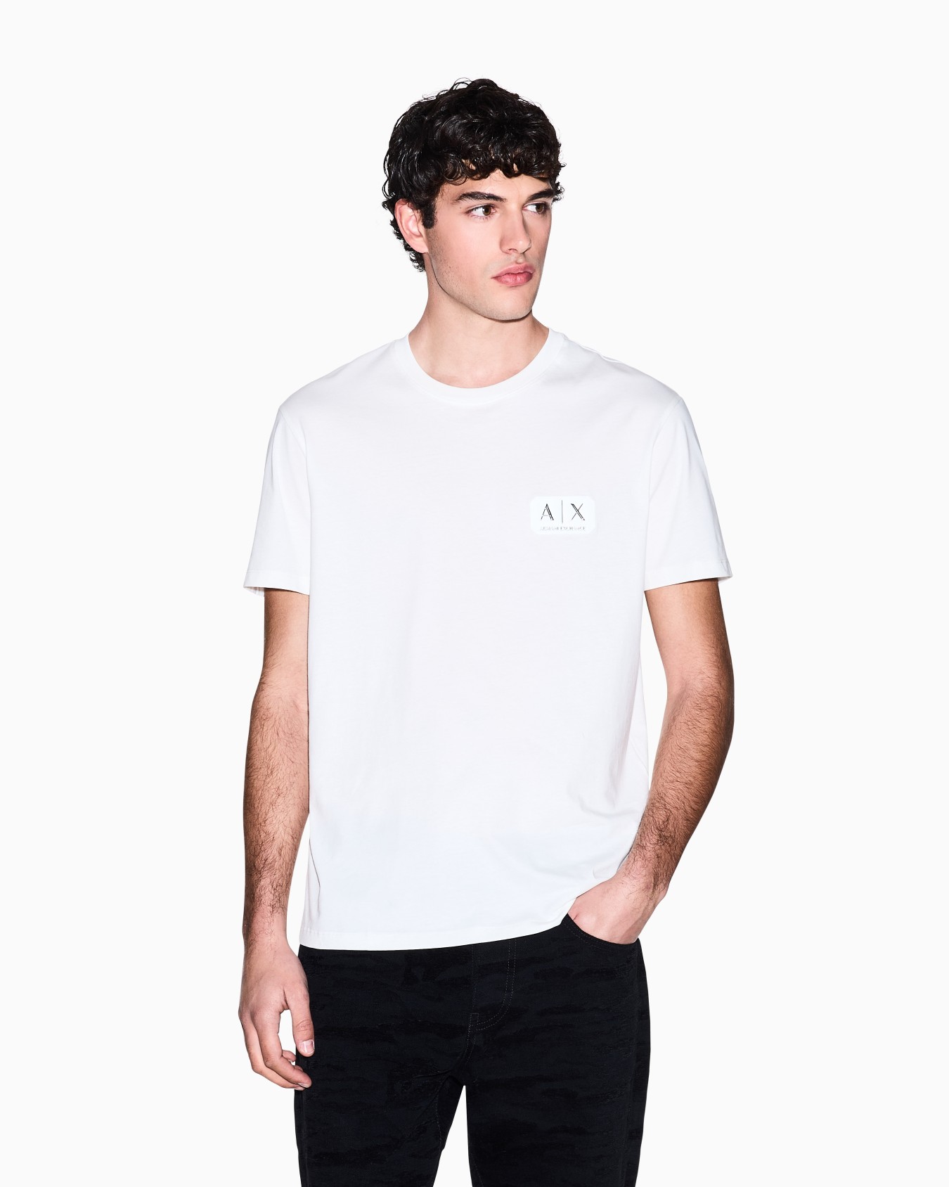 Regular fit polo shirt in stretch jersey