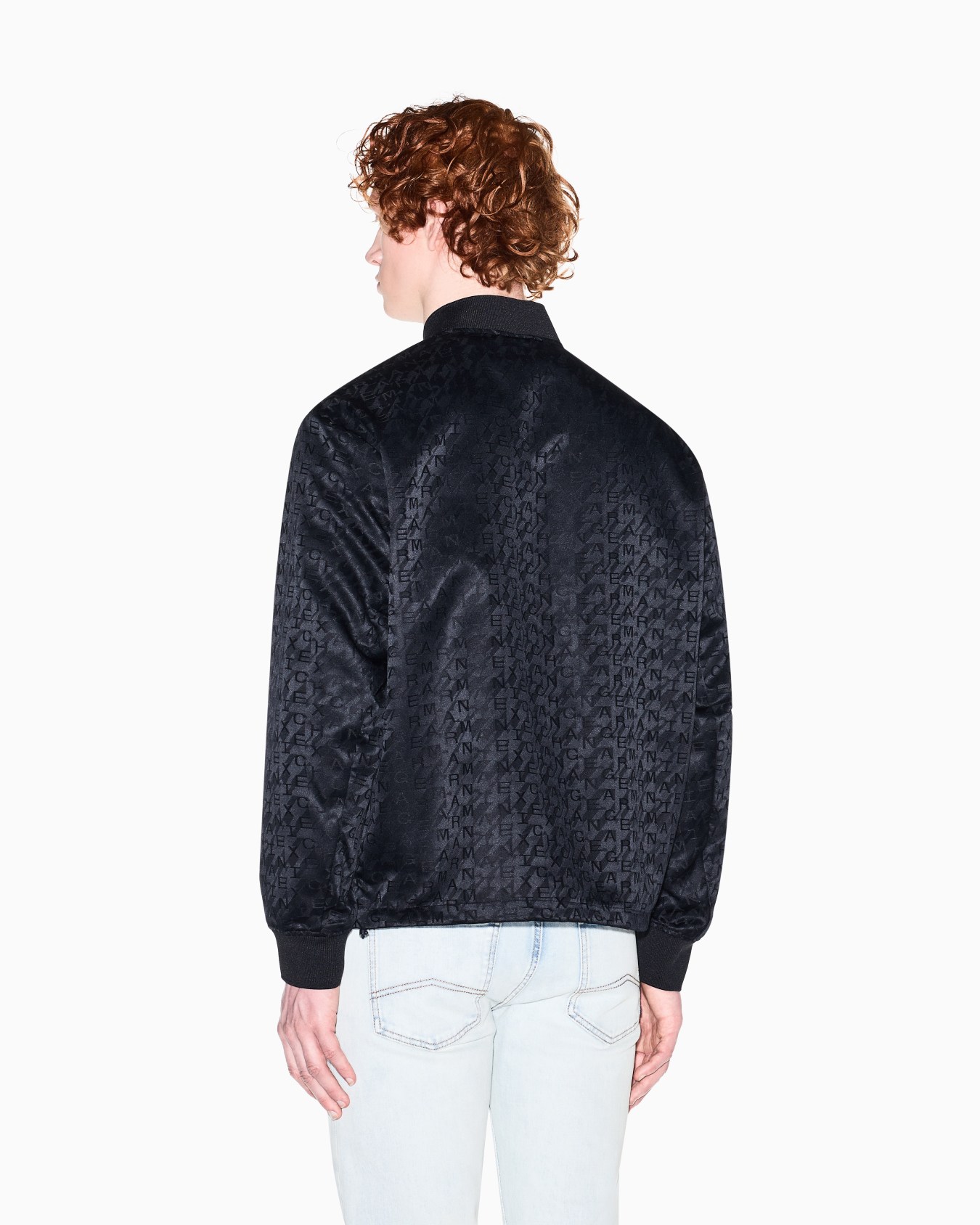 Blouson in mixed fabric Slide 3