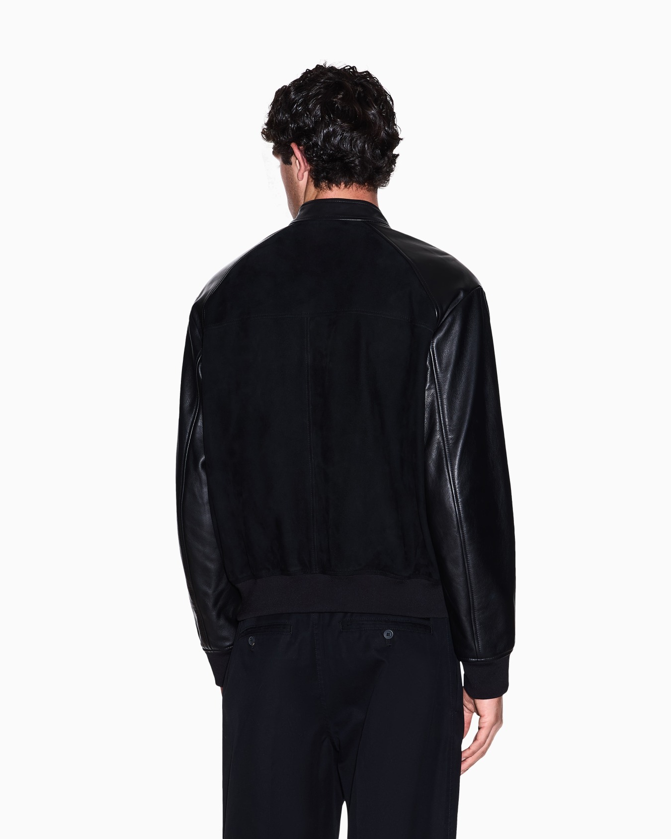 スエード バイカージャケット スライドする 2