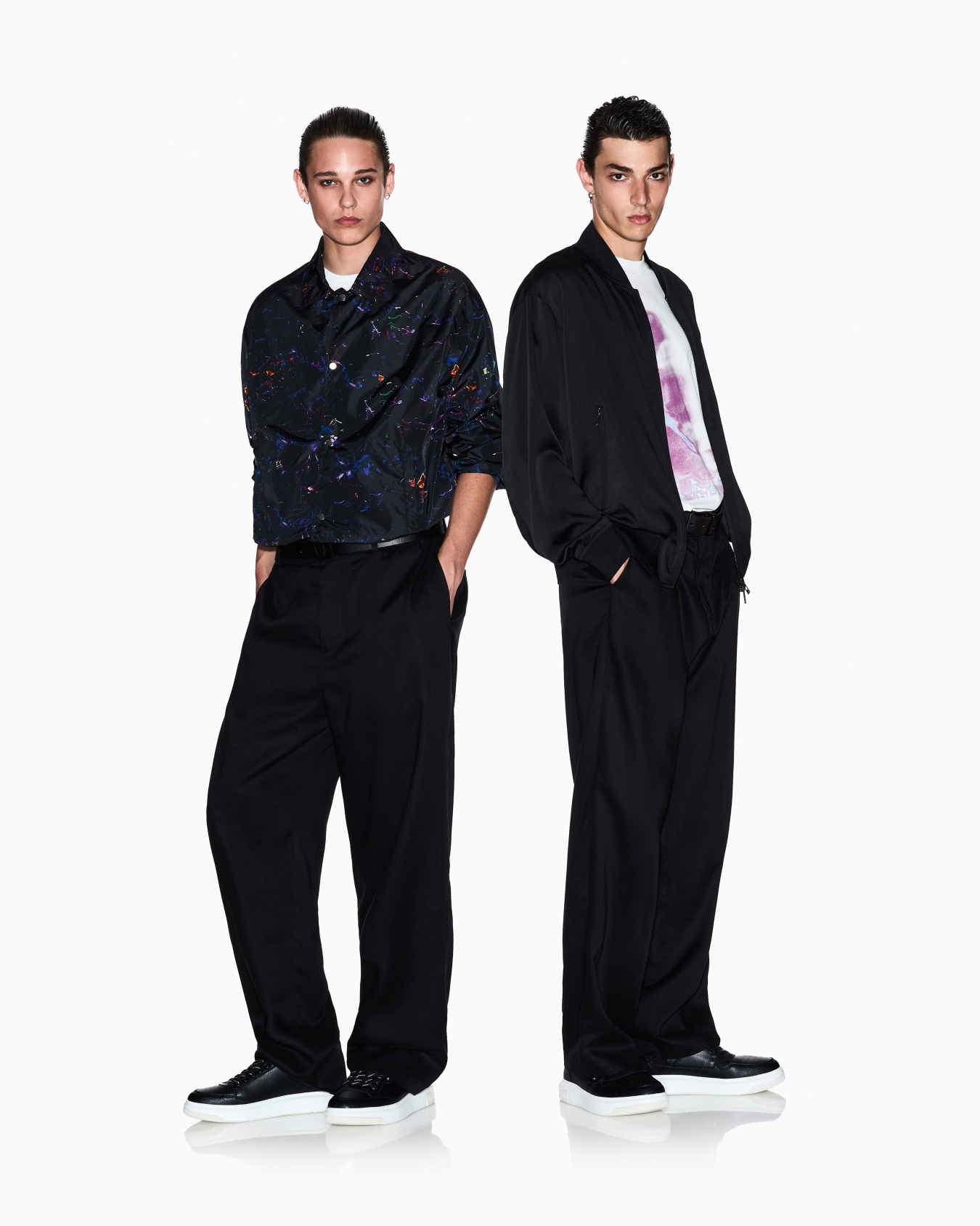 Lightweight blouson in technical nylon Slide 1