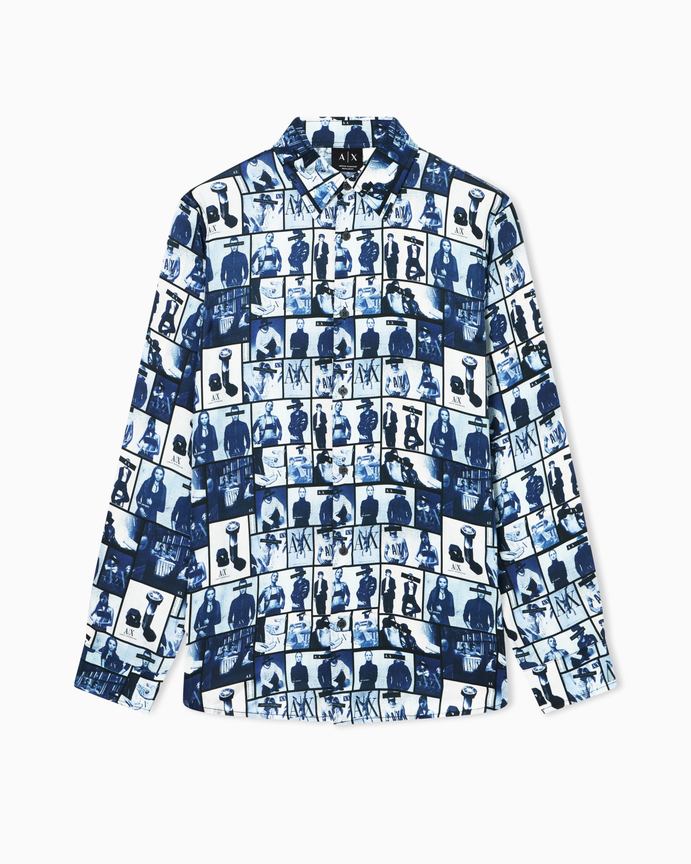 オールオーバープリント シャツ スライドする 0