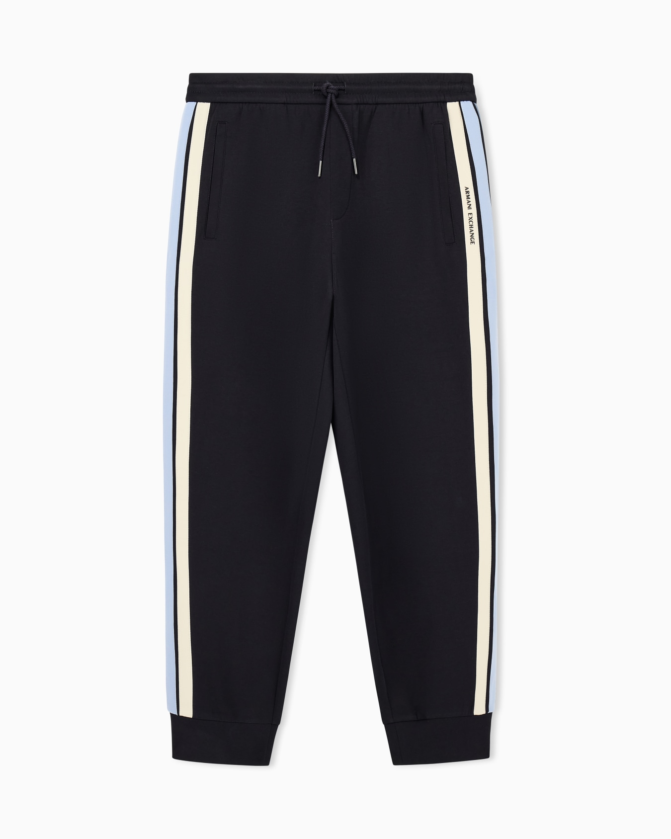 Sweatpants strutturati in cotone stretch bonded Slide 0