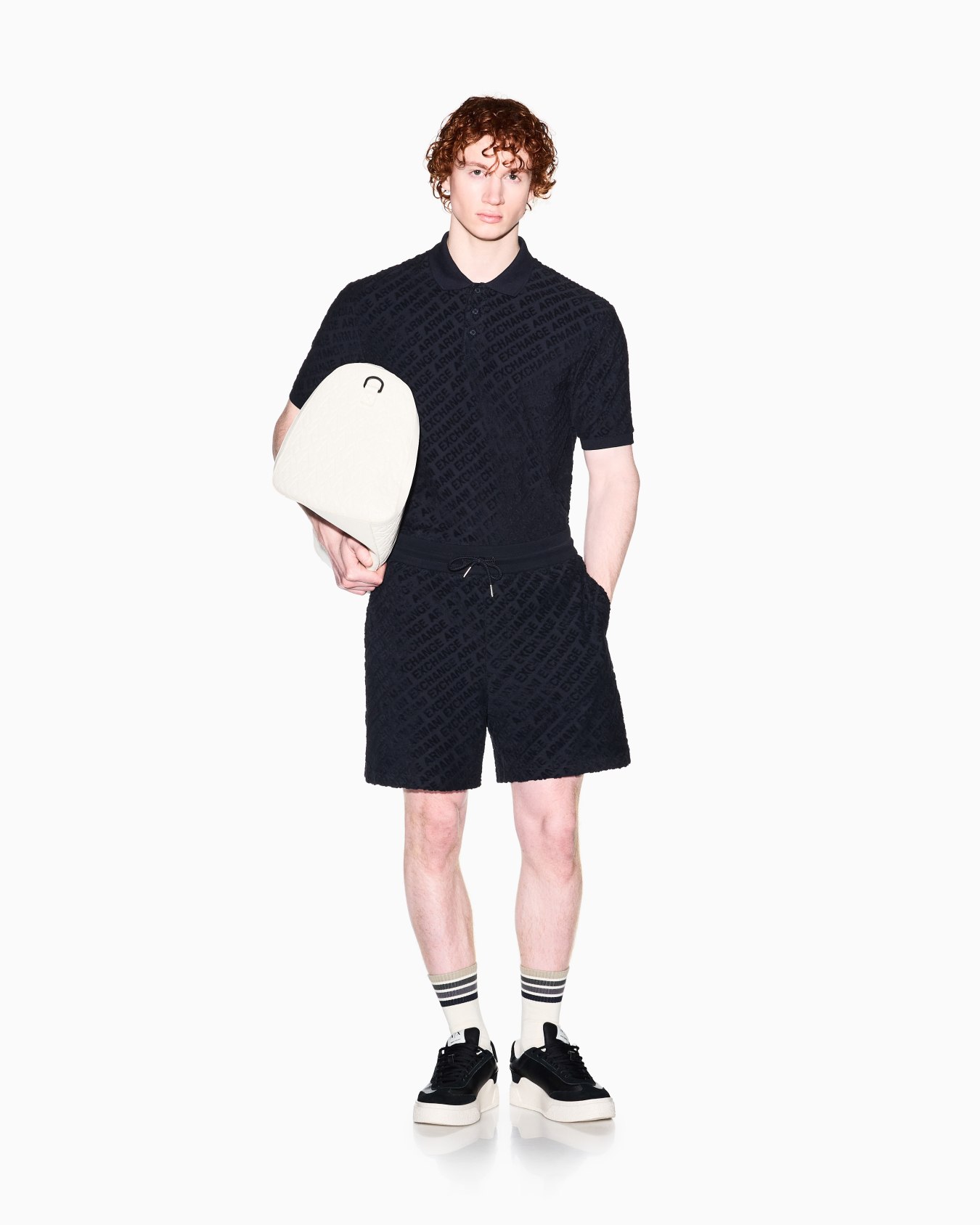  Cotton Blend Bermuda Shorts Slide 1