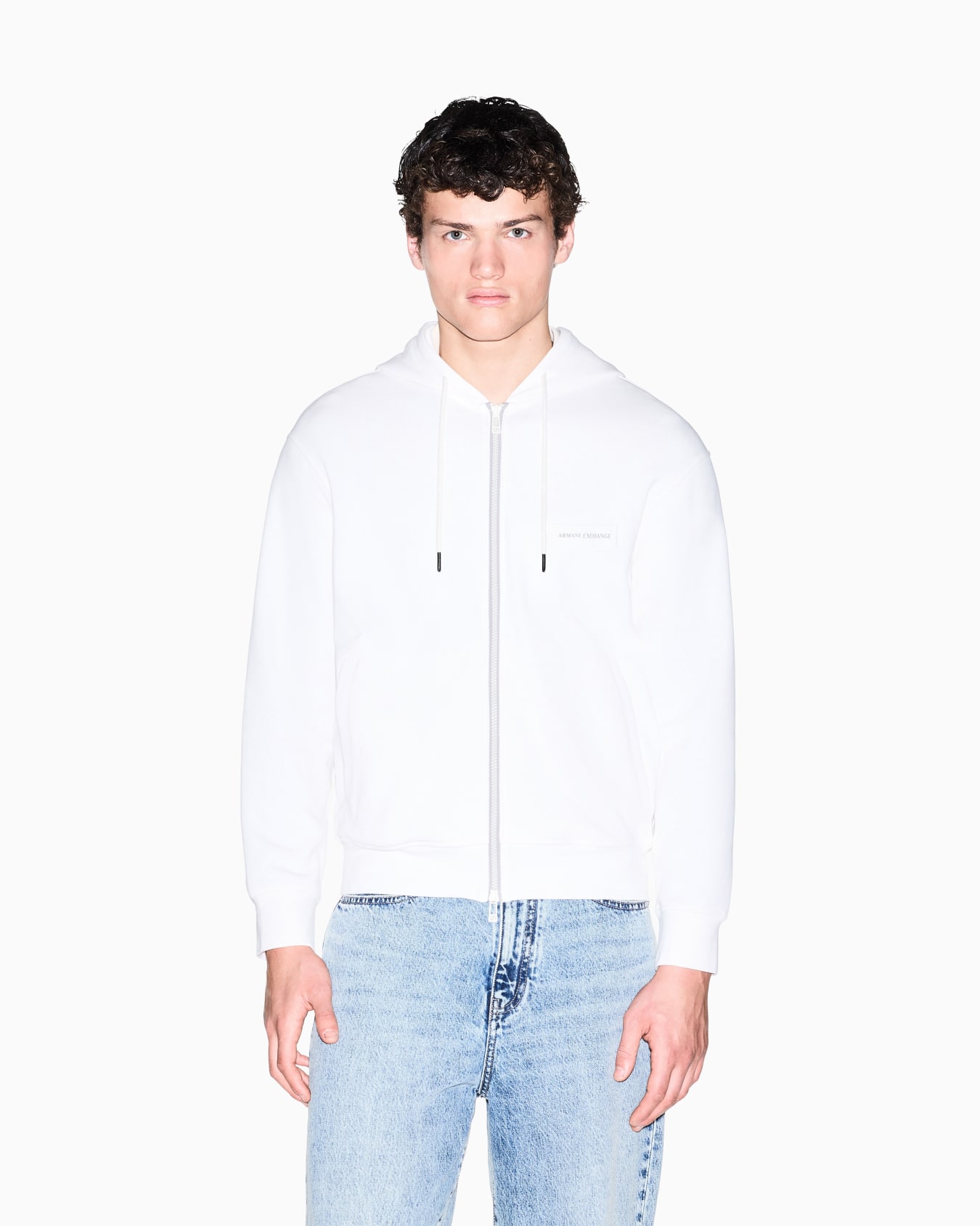 Zip-up cotton sweatshirt Slide 3