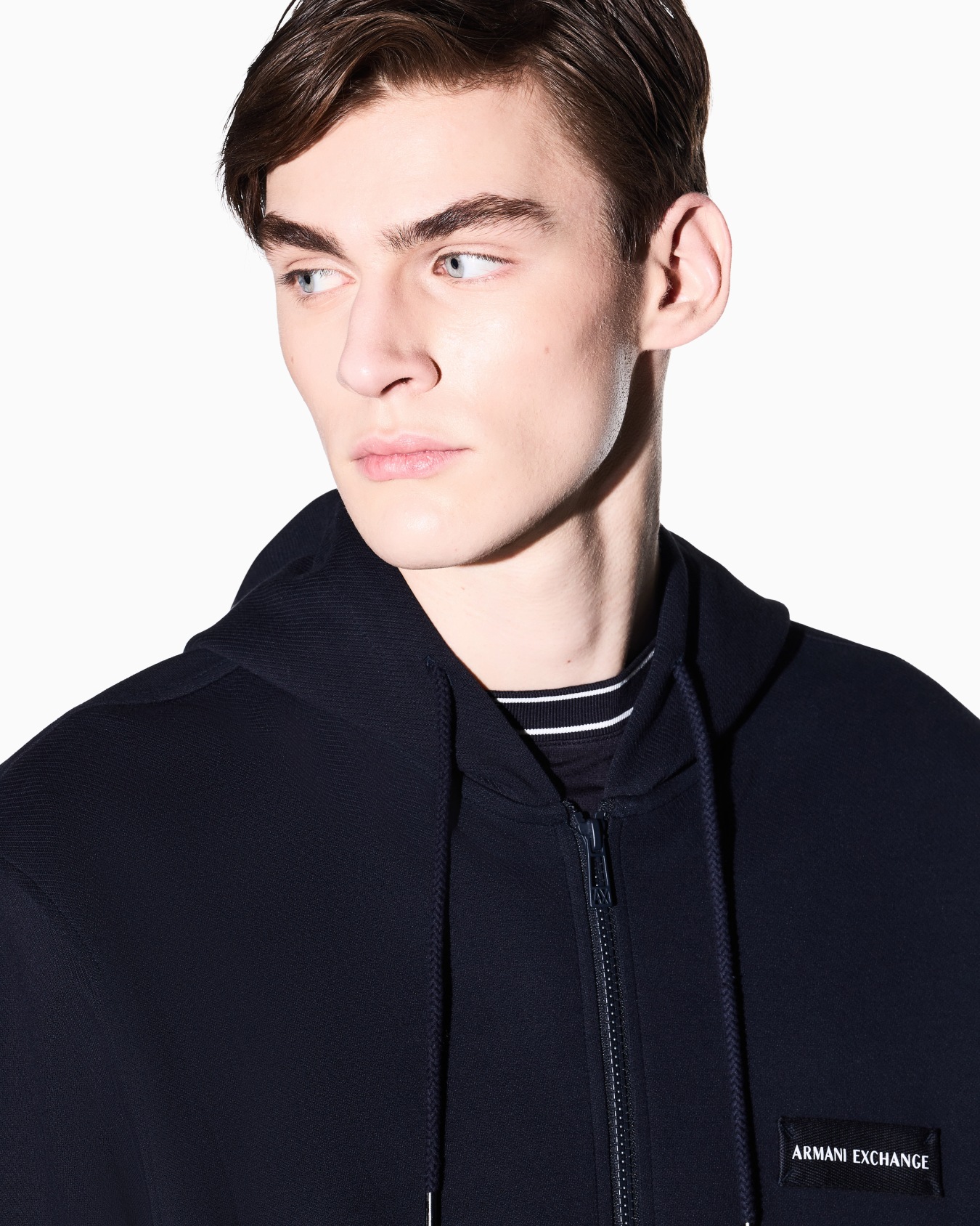 Zip-up cotton sweatshirt Slide 4