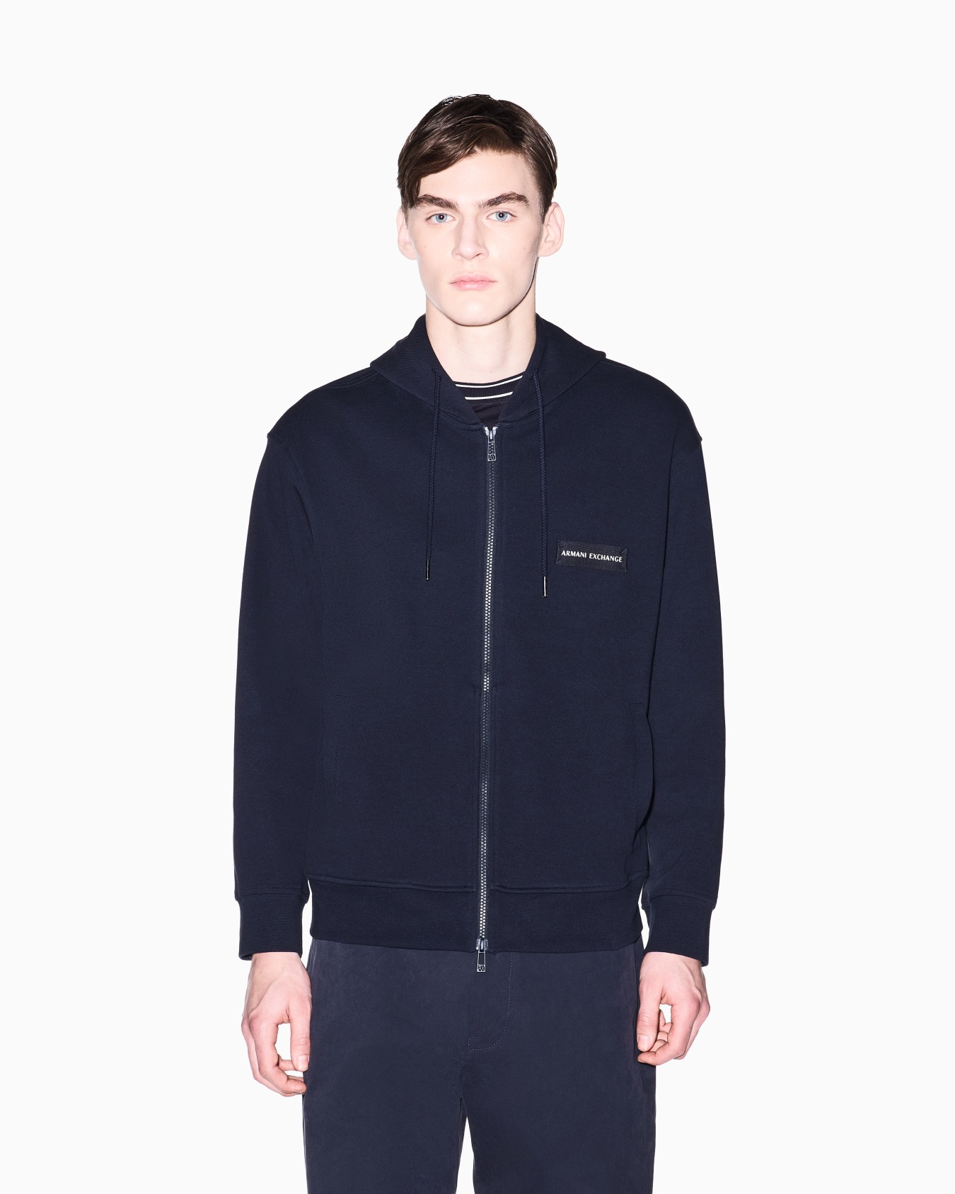 Zip-up cotton sweatshirt Slide 3