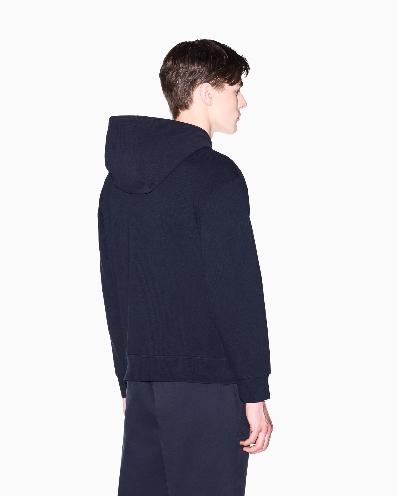 Zip-up cotton sweatshirt Slide 2
