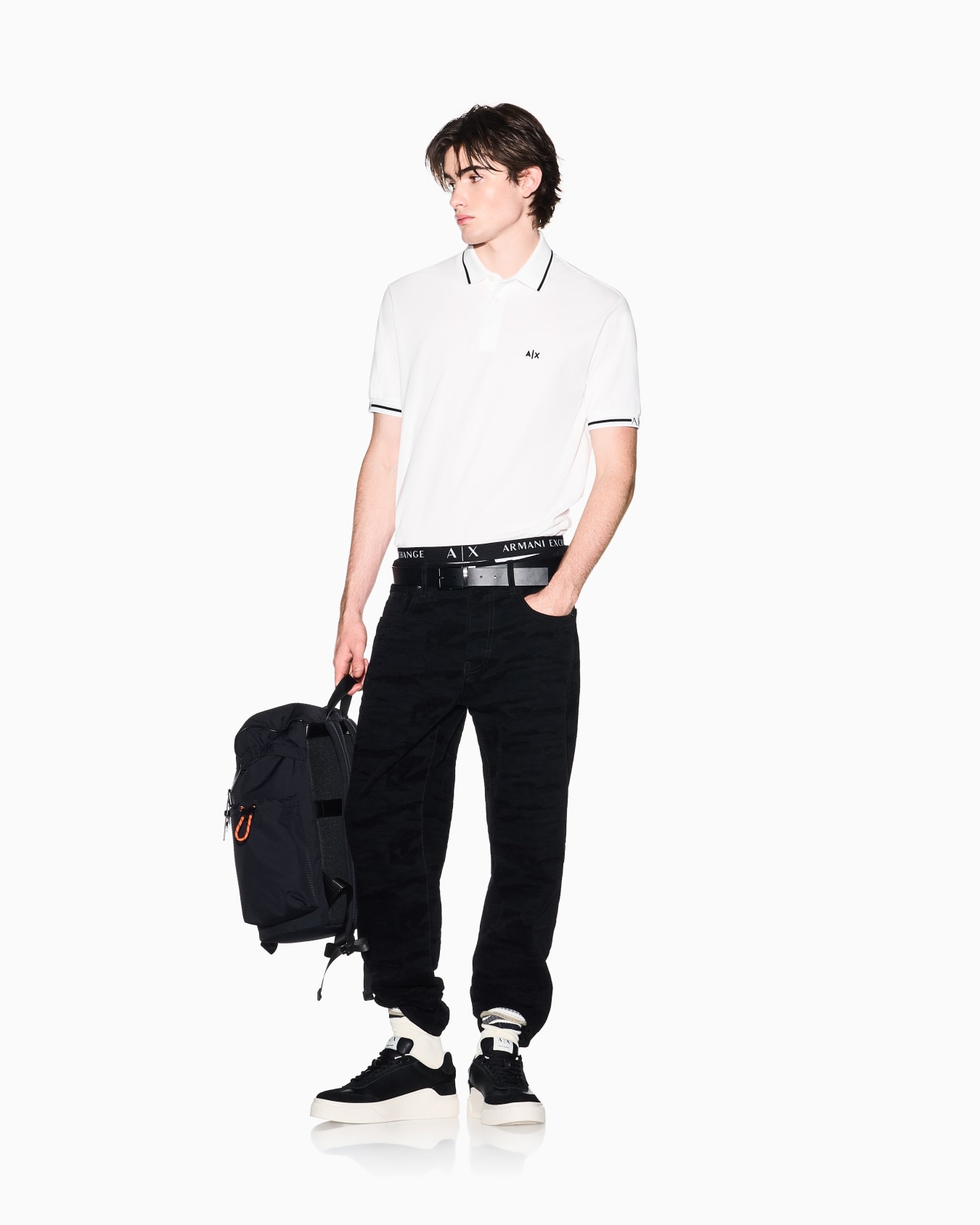 Classic and Refined Cotton Piqué Polo Shirt Diapositive 1