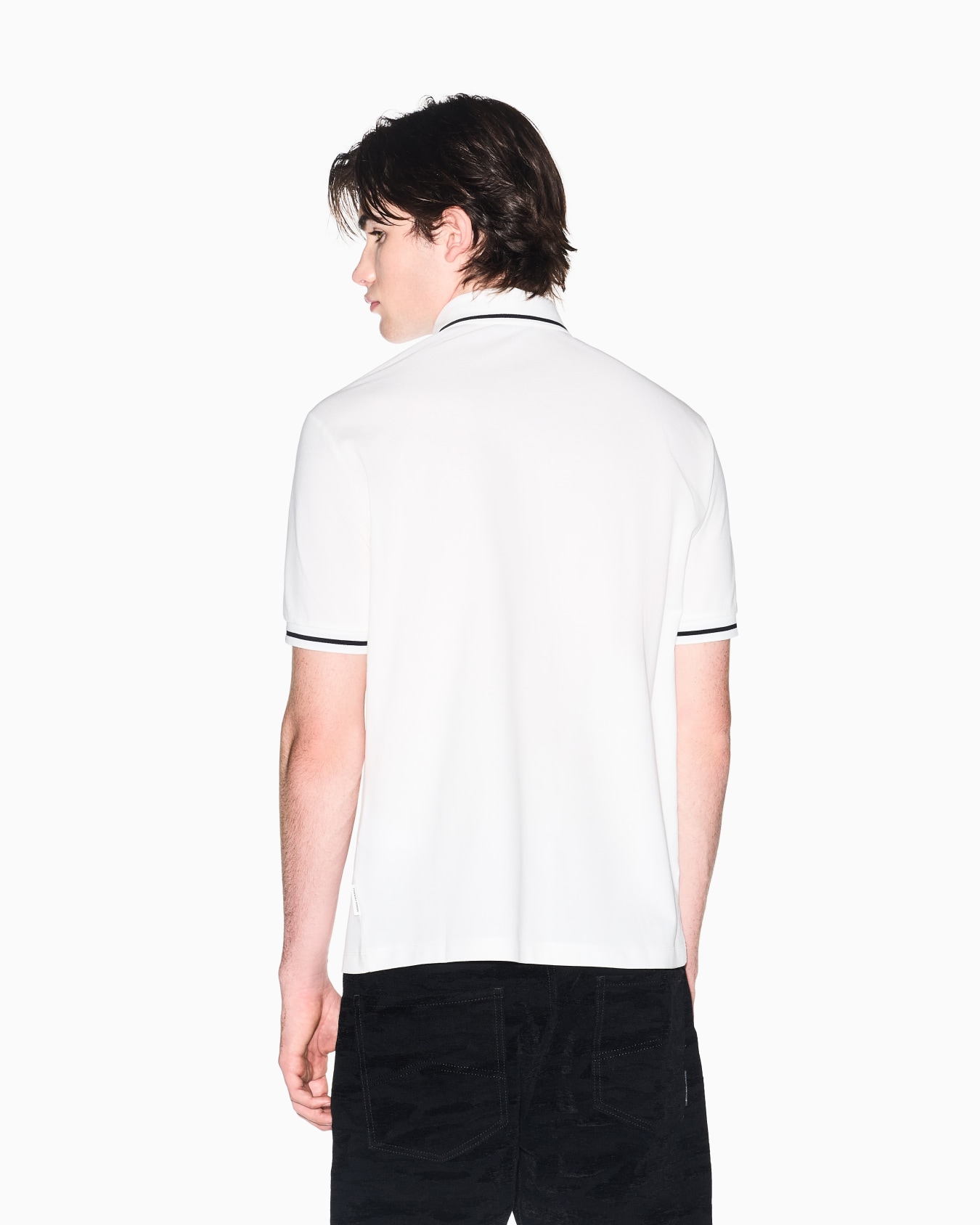 Classic and Refined Cotton Piqué Polo Shirt Diapositive 2