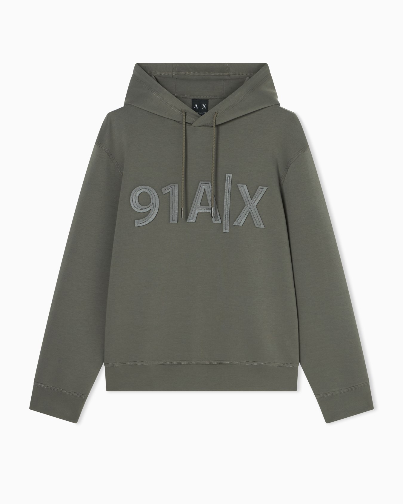 91ロゴ フーデッドスウェットプルオーバー スライドする 0