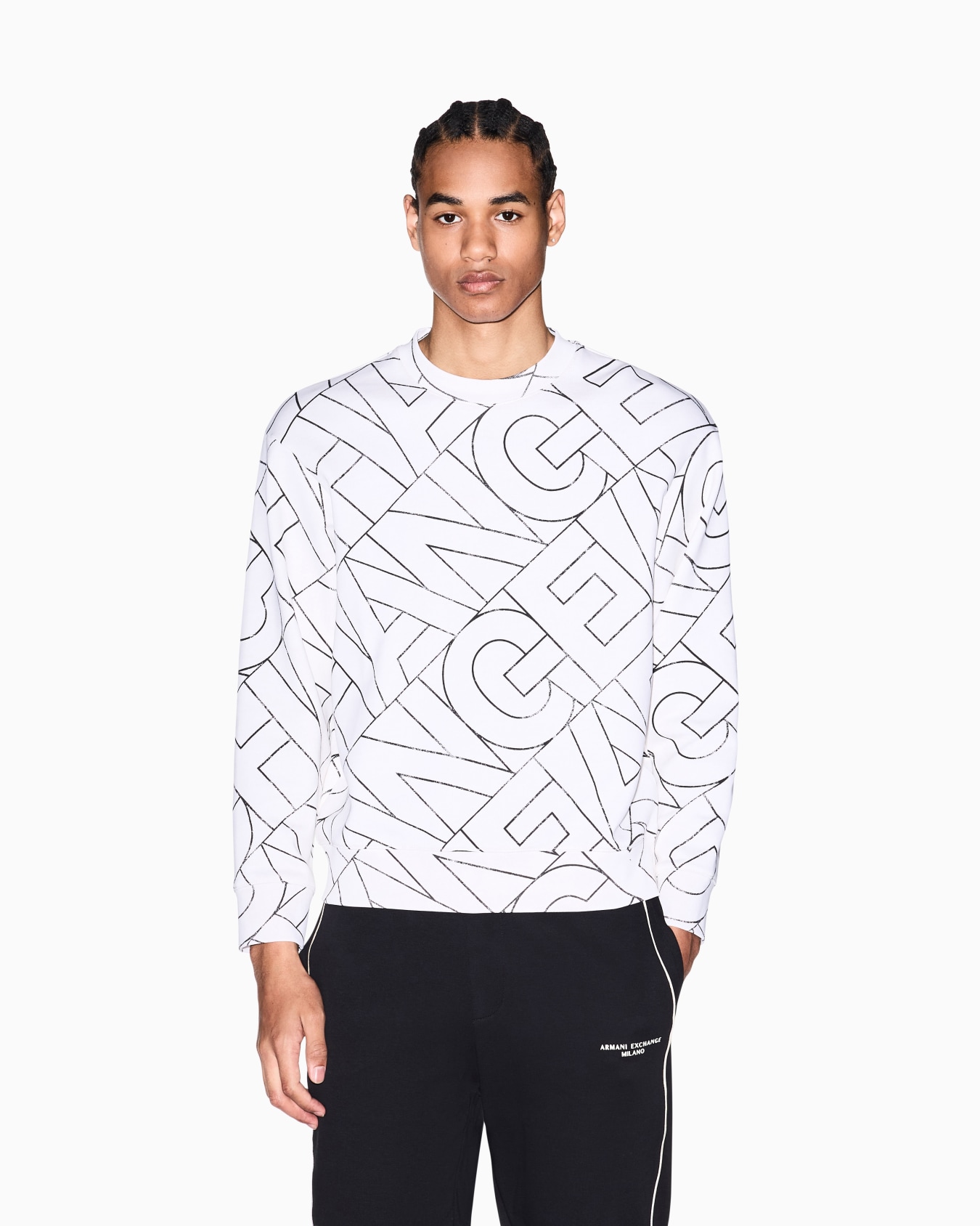 Cotton French terry sweatshirt Slide 3