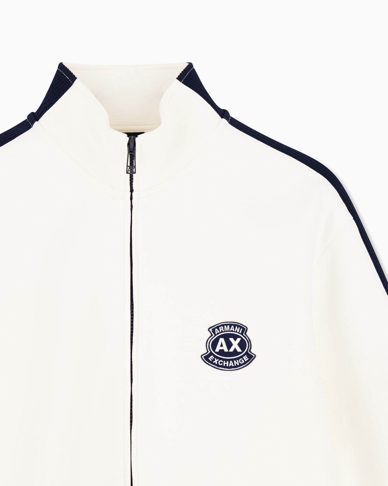 Stretch bonded cotton sweatshirt Slide 2