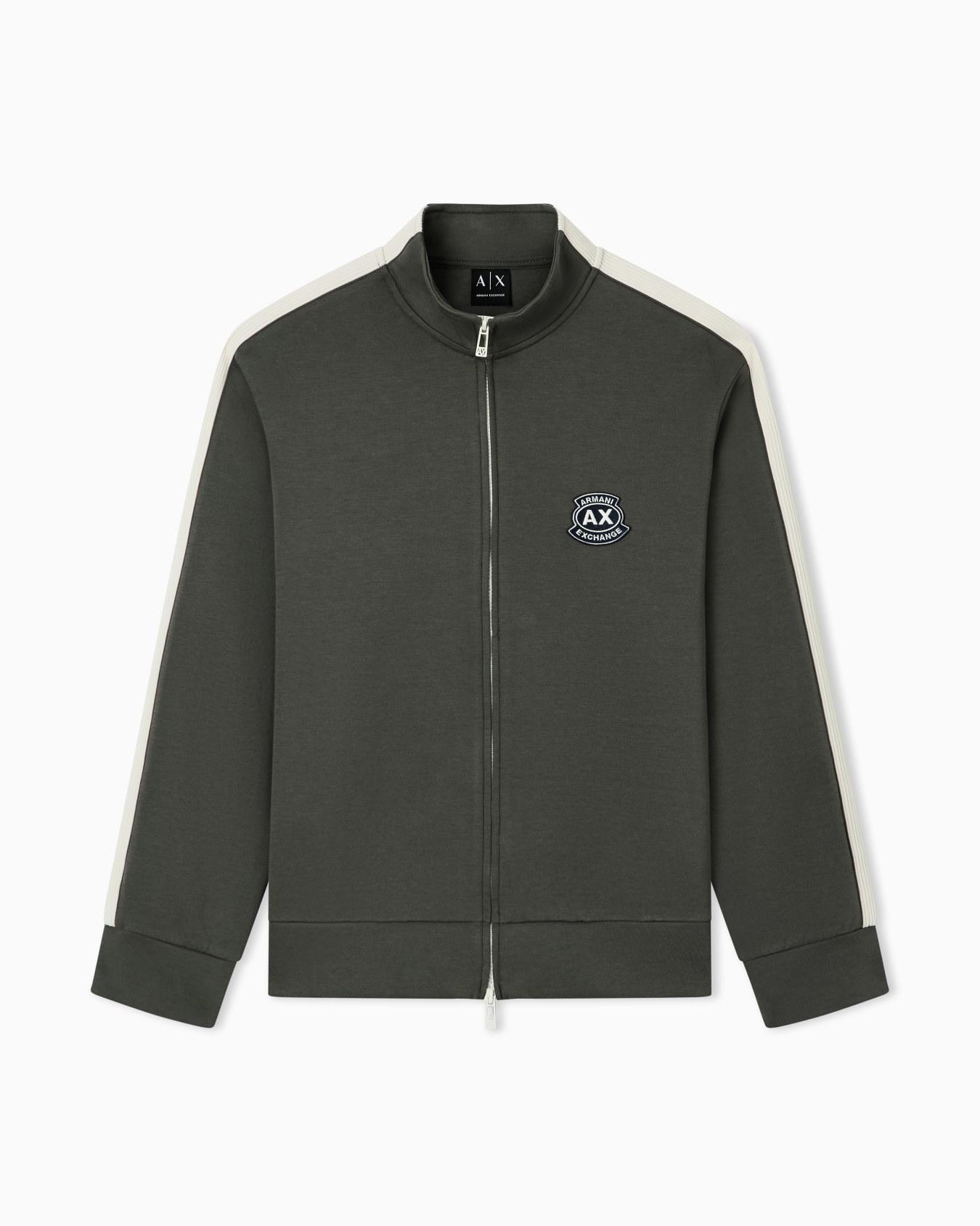 Felpa in cotone bonded stretch Slide 0