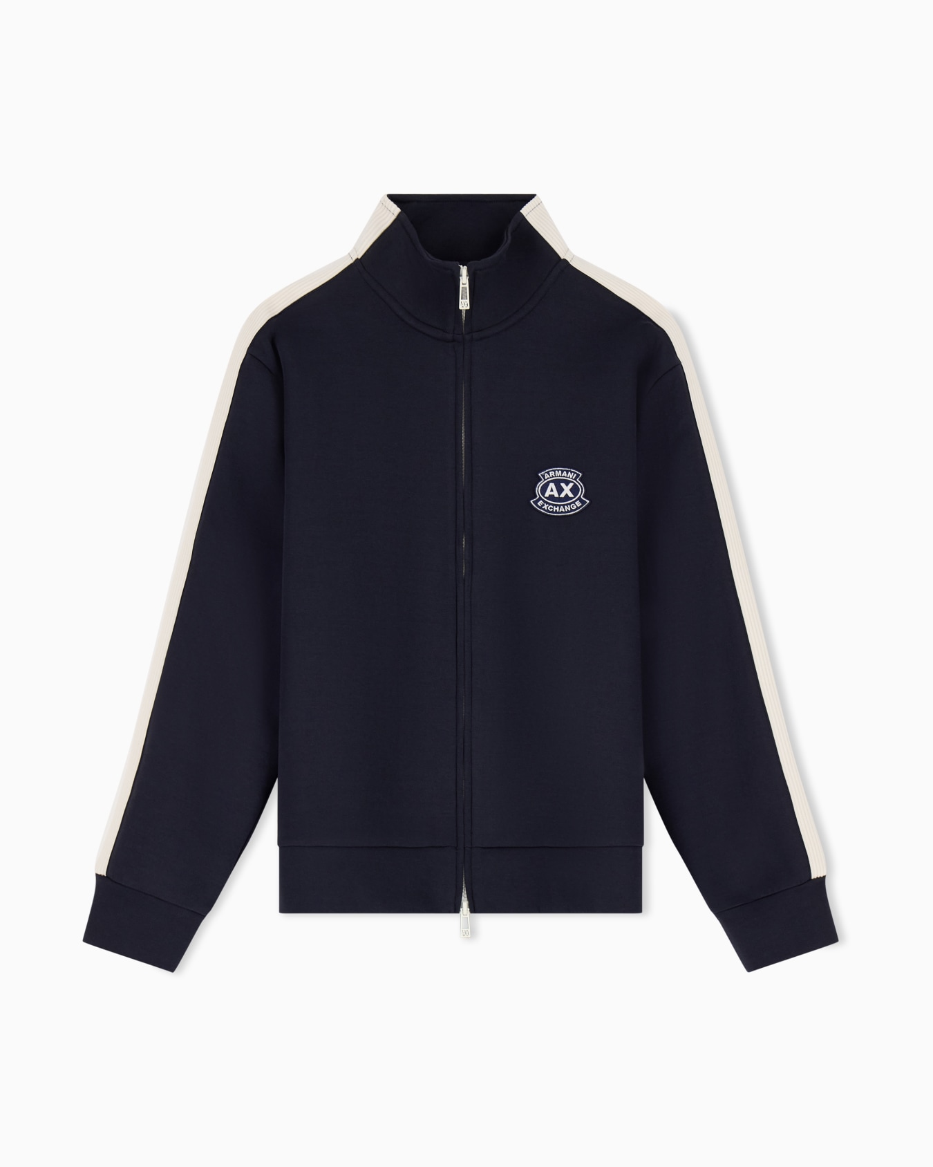 Stretch bonded cotton sweatshirt Slide 0