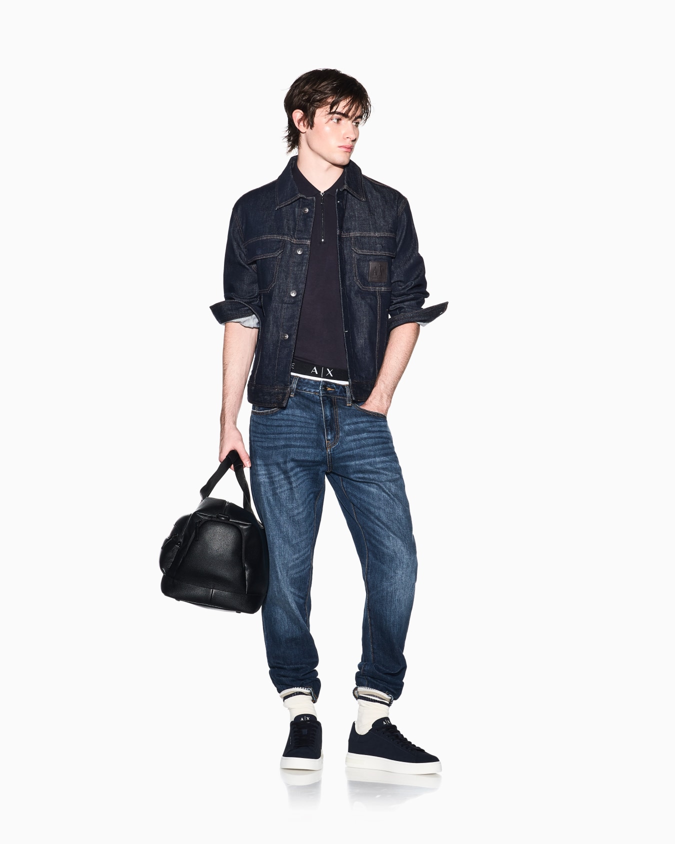 Polo shirt in technical fabric Slide 1