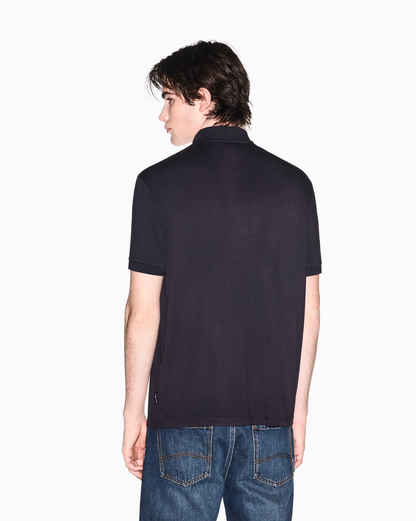 Polo shirt in technical fabric Slide 2