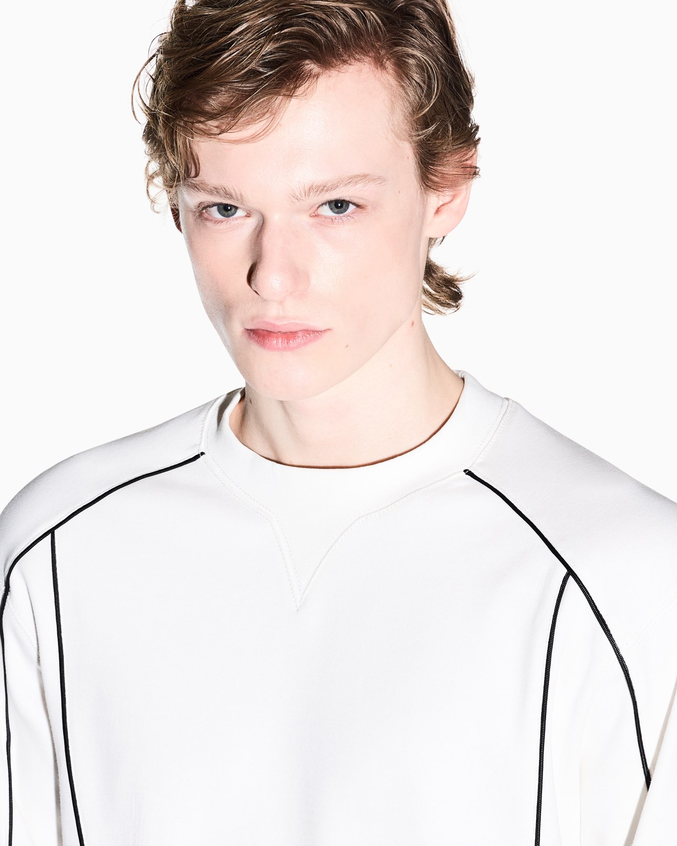 Sophisticated Comfort Crewneck Interlock Sweatshirt Slide 4