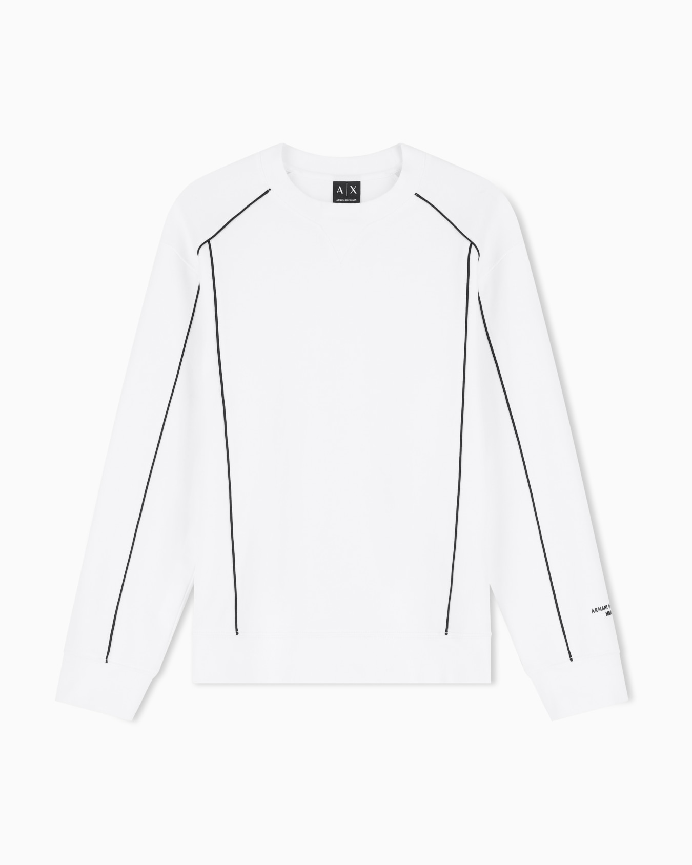 Sophisticated Comfort Crewneck Interlock Sweatshirt Slide 0