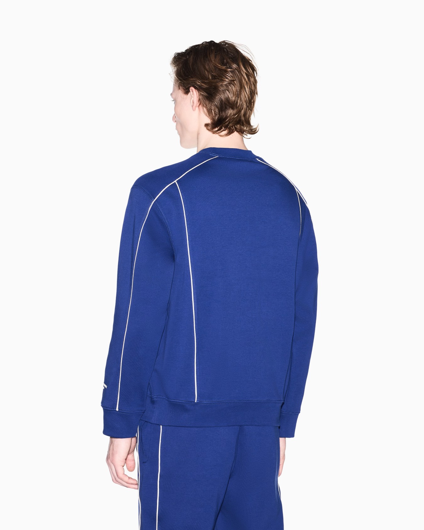 Sophisticated Comfort Crewneck Interlock Sweatshirt Slide 3