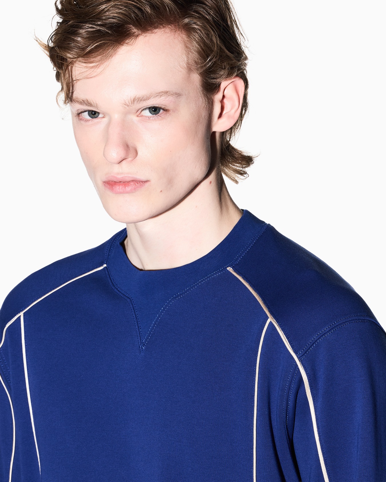 Sophisticated Comfort Crewneck Interlock Sweatshirt Slide 4