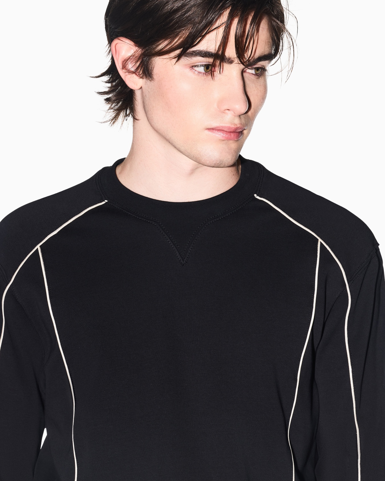 Sophisticated Comfort Crewneck Interlock Sweatshirt Diapositive 4