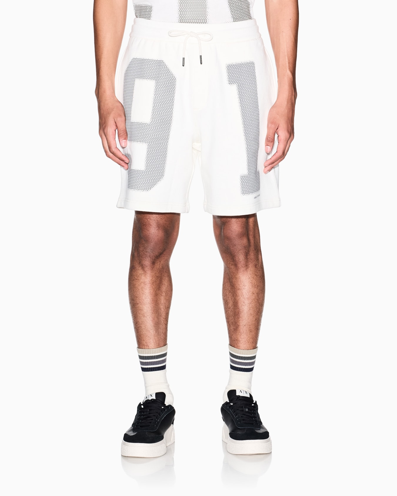 91ロゴ スウェットショーツ スライドする 3