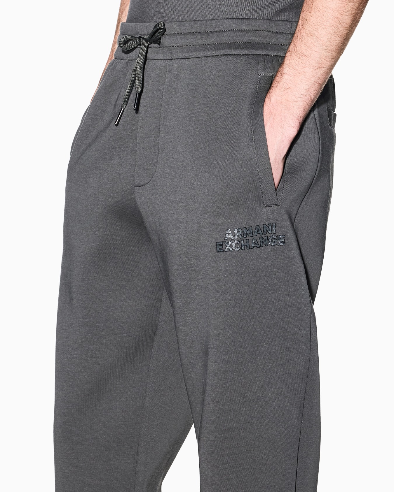Technical fabric jogger pants Slide 4