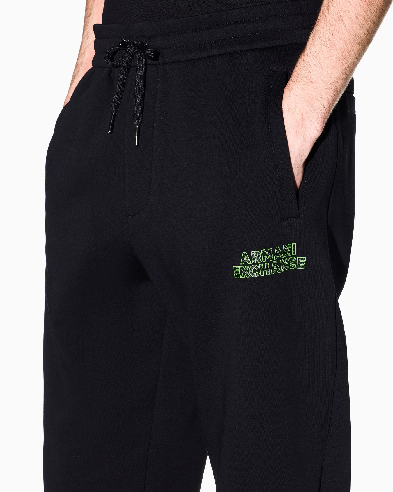 Technical fabric jogger pants Slide 4