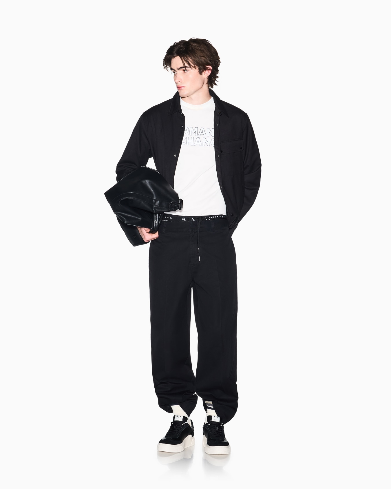 Slim fit Cotton T-shirt Slide 1