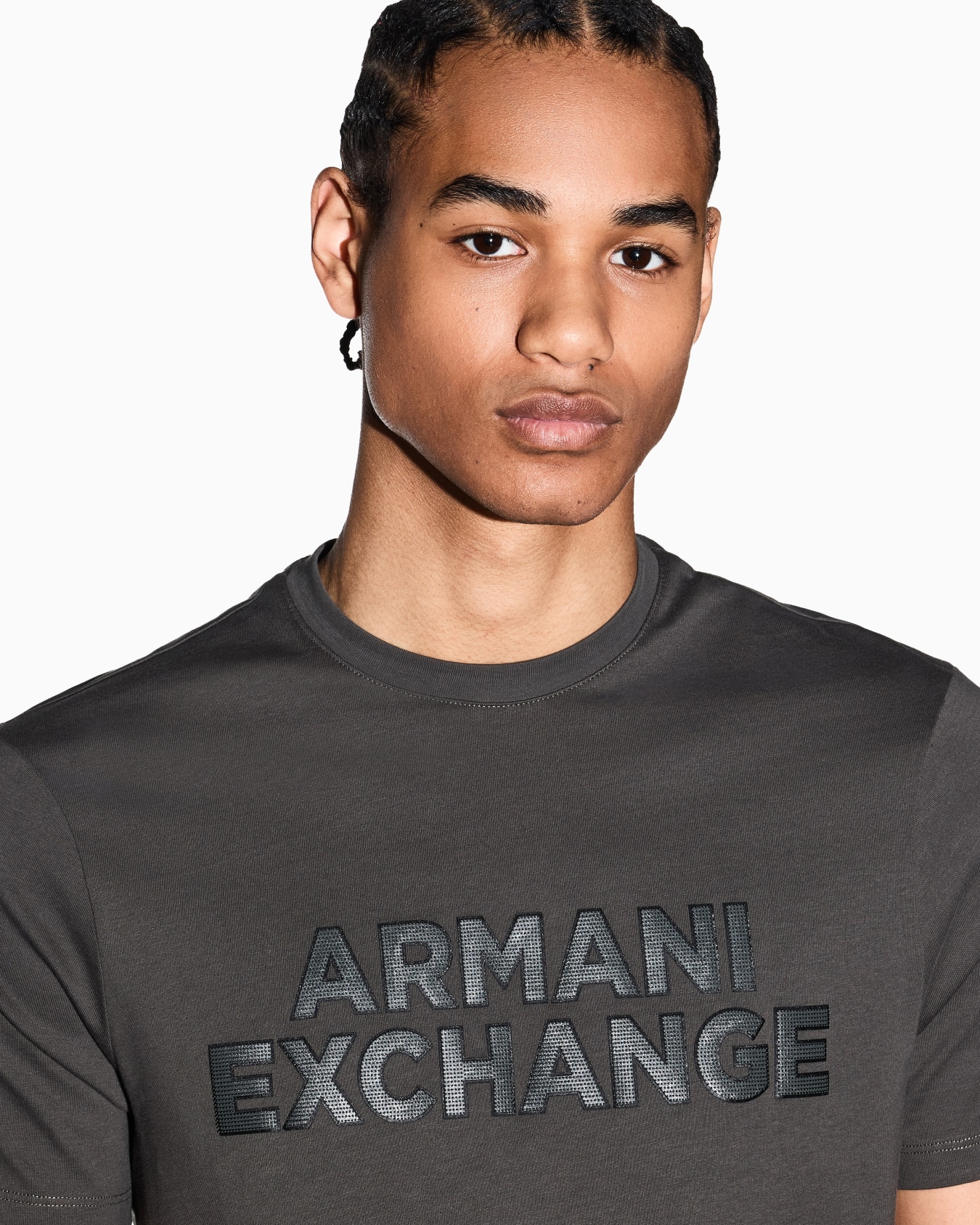 Slim fit Cotton T-shirt Slide 4